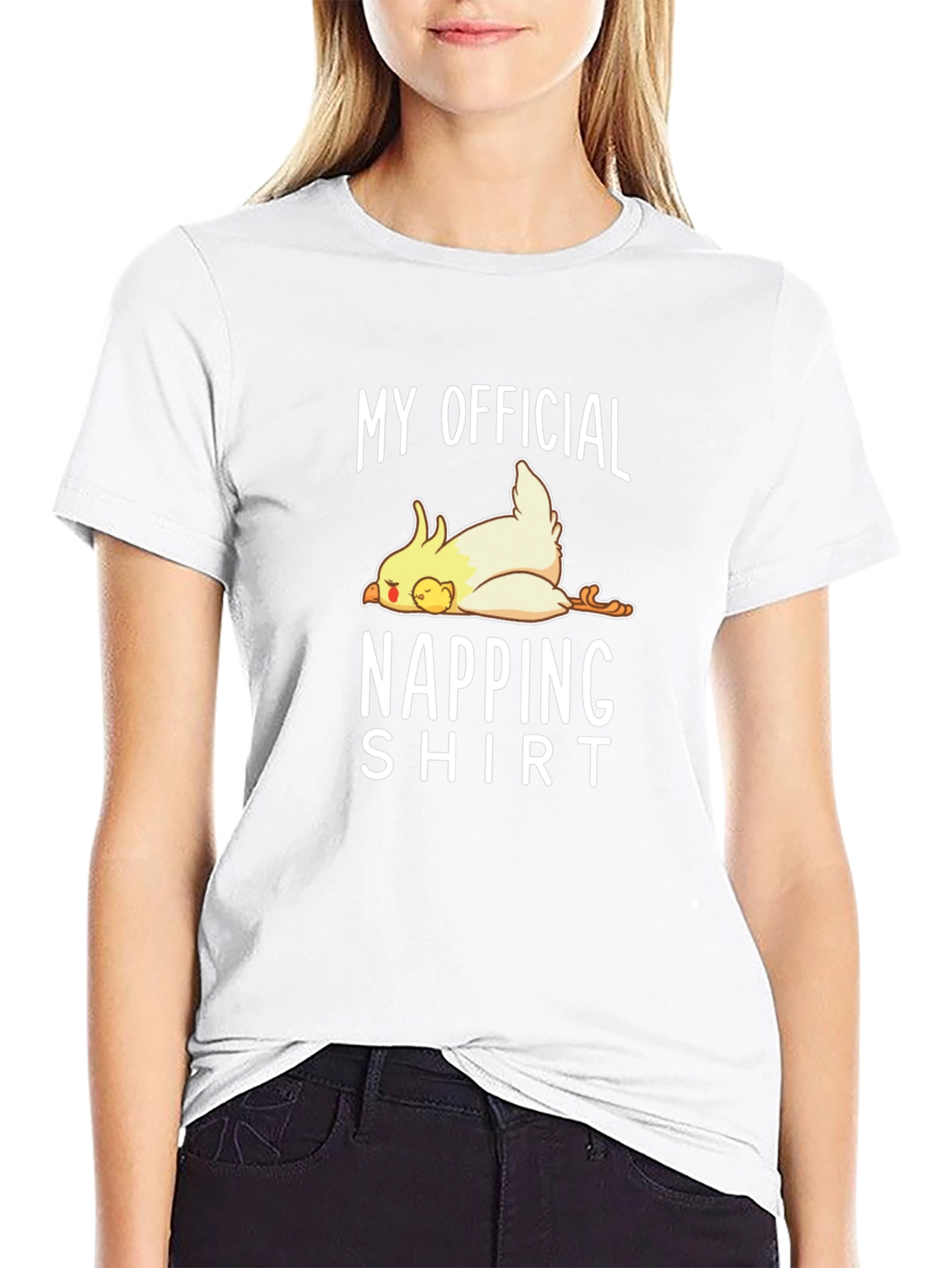 My Official Napping Shirt - Funny Cockatiel Tee