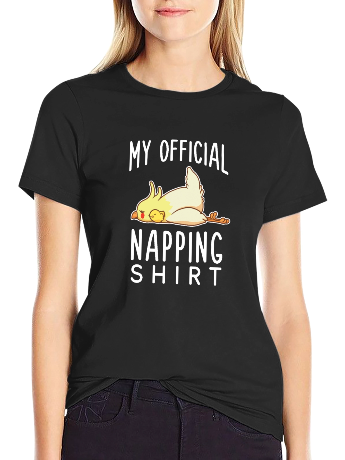 My Official Napping Shirt - Funny Cockatiel Tee