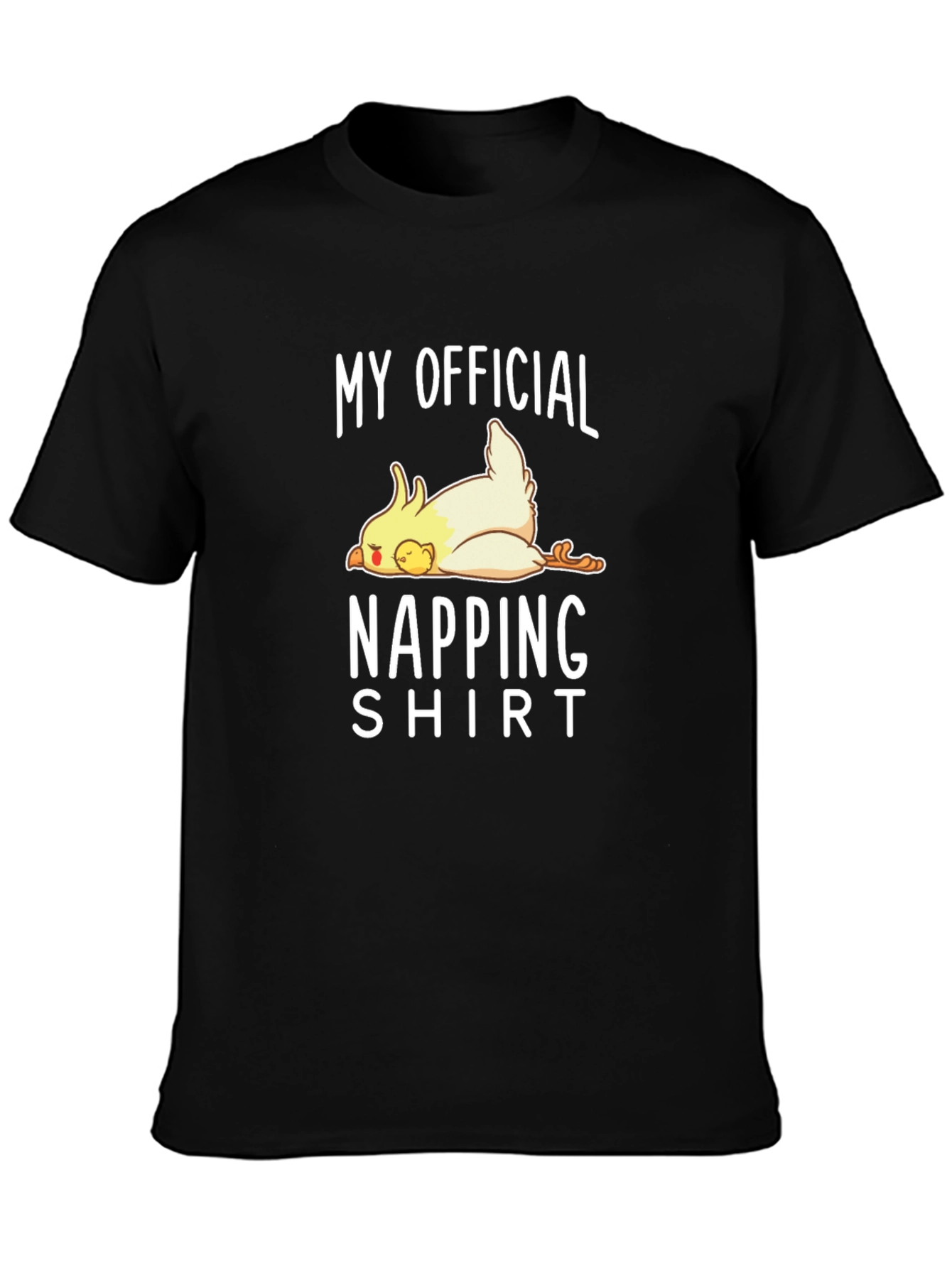 My Official Napping Shirt - Funny Cockatiel Tee