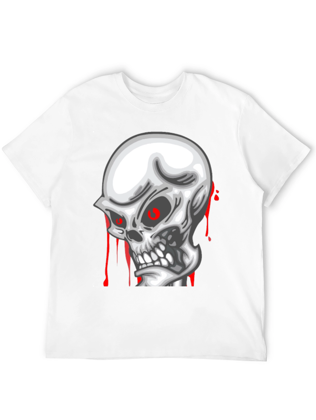 Skull Graphic Tee - Mens Black T-Shirt