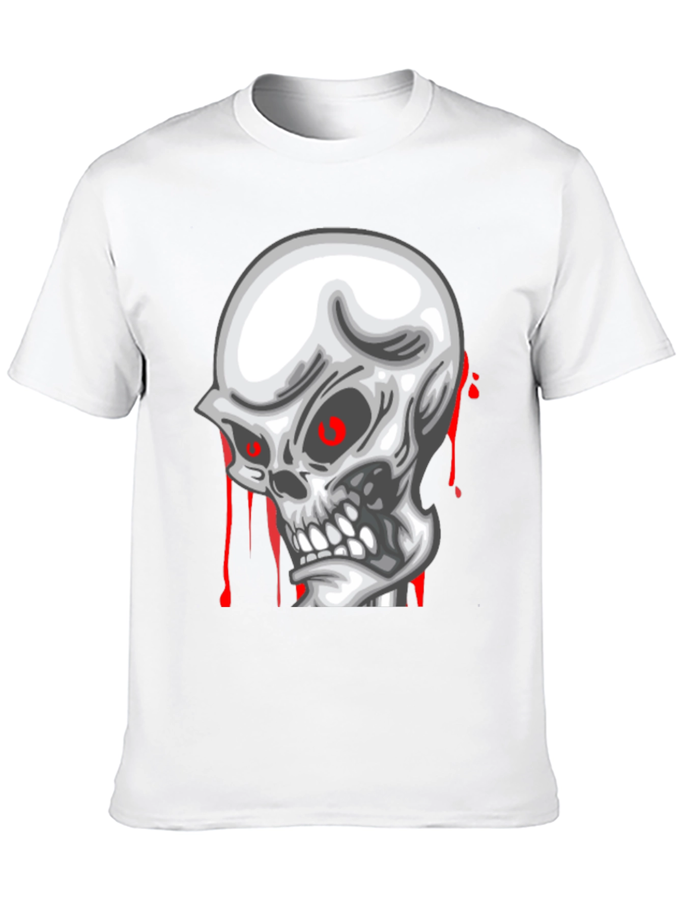 Skull Graphic Tee - Mens Black T-Shirt