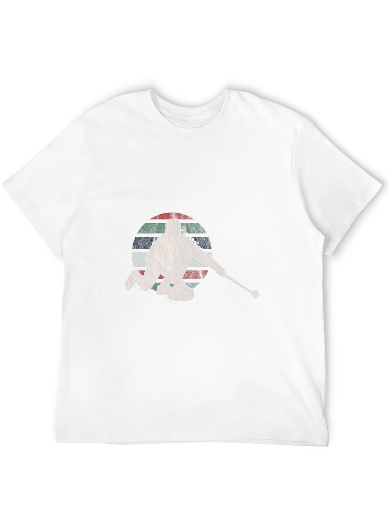 Retro Curling Silhouette T-Shirt