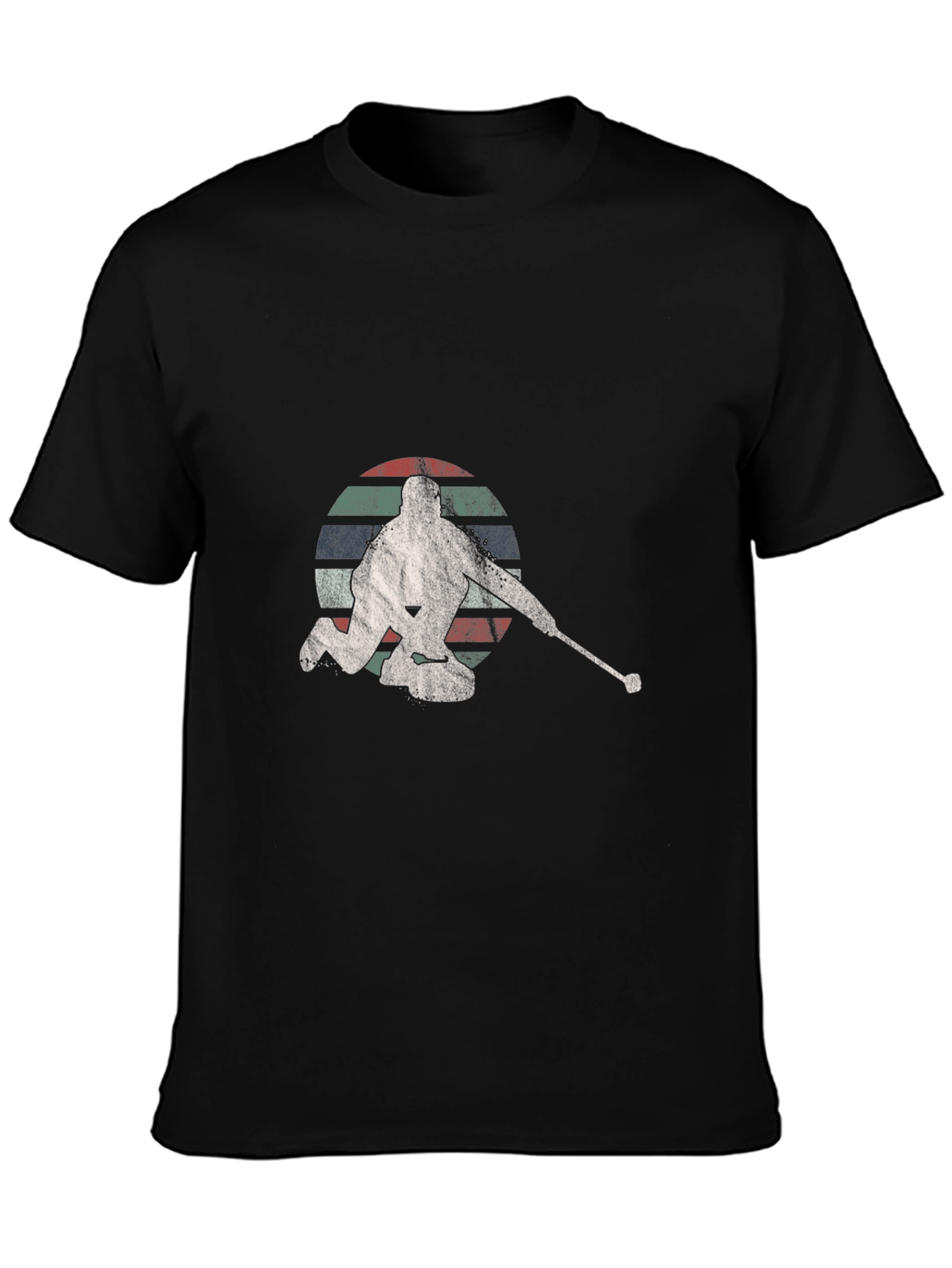 Retro Curling Silhouette T-Shirt