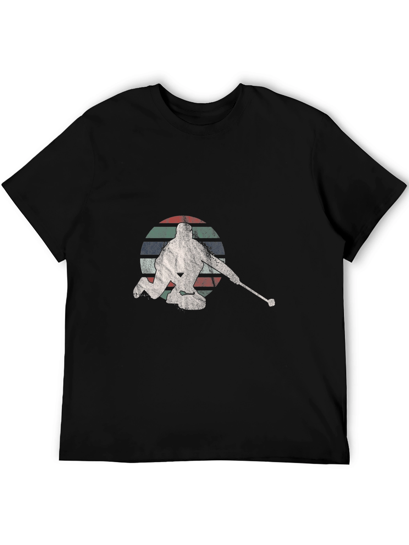Retro Curling Silhouette T-Shirt