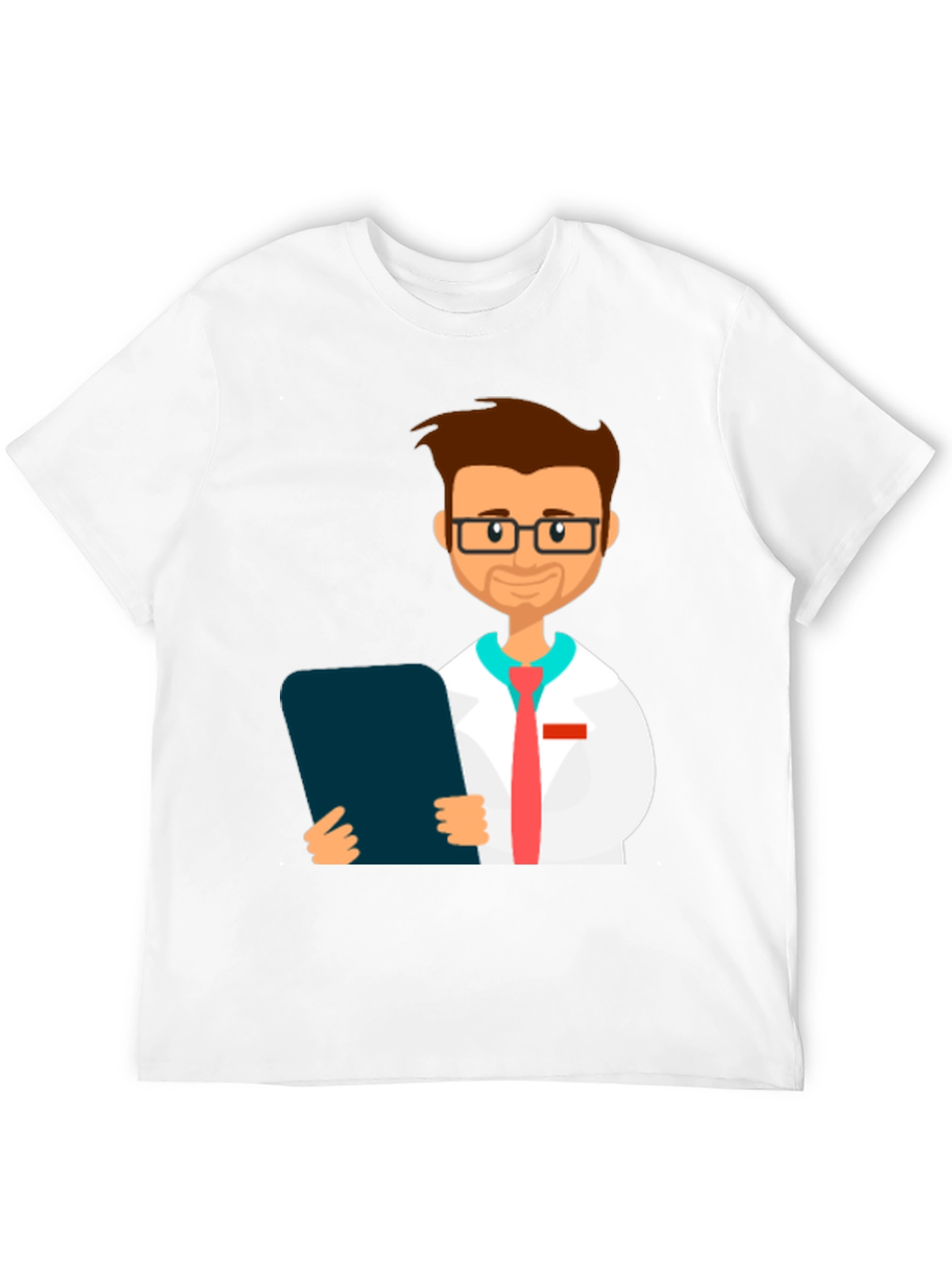 Doctor Cartoon Graphic Tee - Black