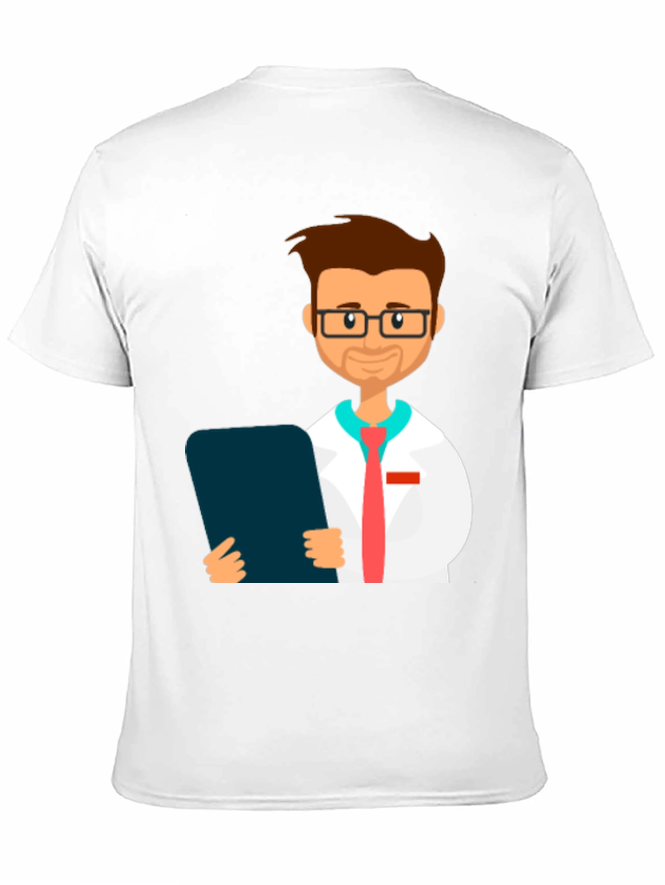 Doctor Cartoon Graphic Tee - Black