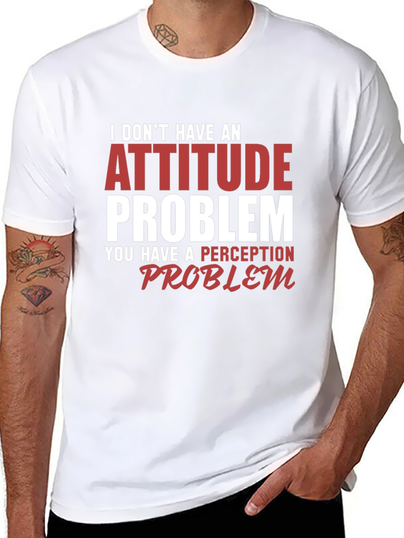 Attitude Problem Graphic T-Shirt - Sarcastic Humor Tee