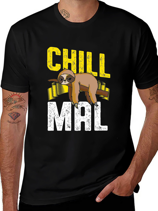 Chill Mal Sloth Graphic T-Shirt