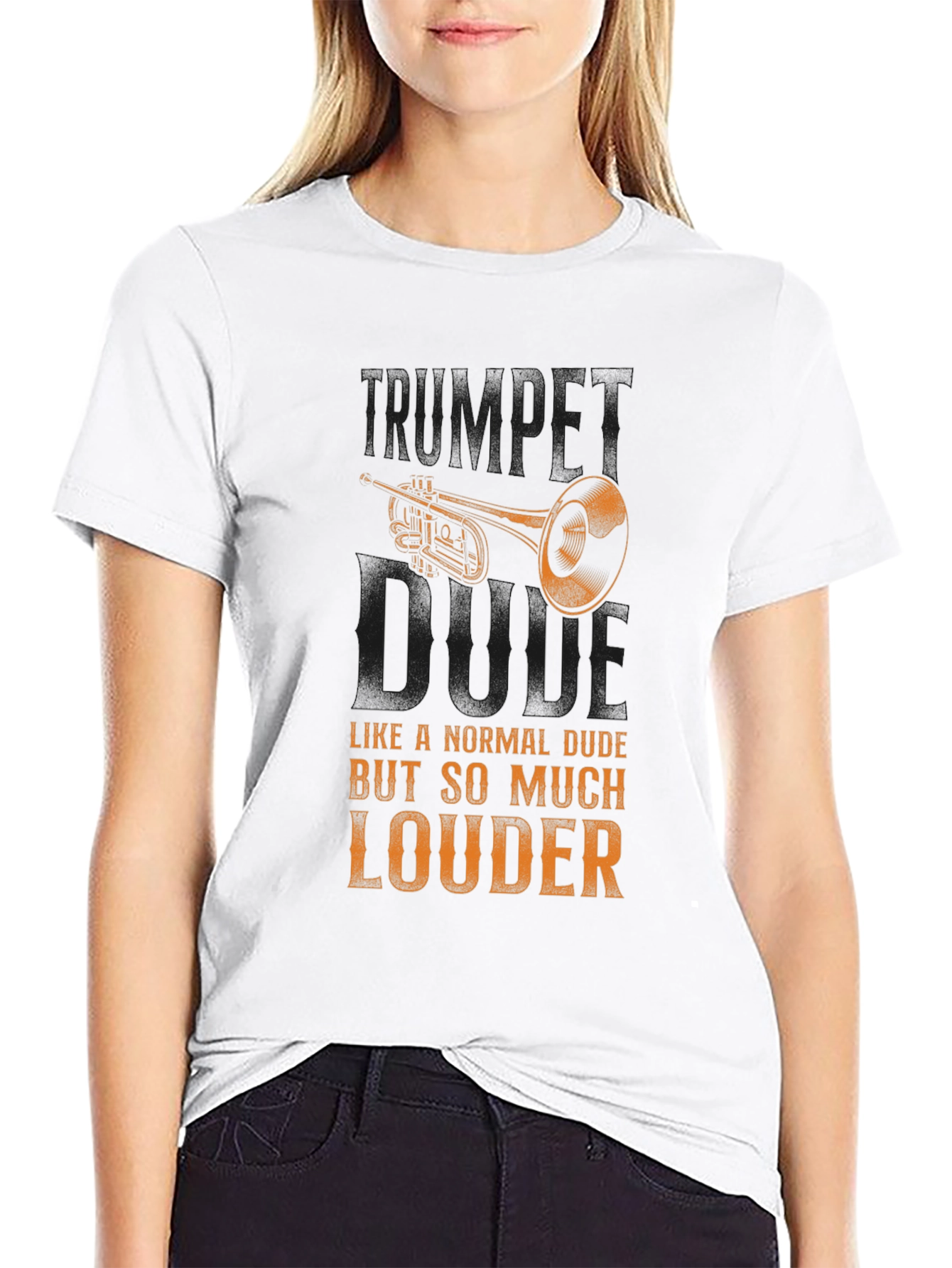 Trumpet Dude T-Shirt - Louder Musician Tee