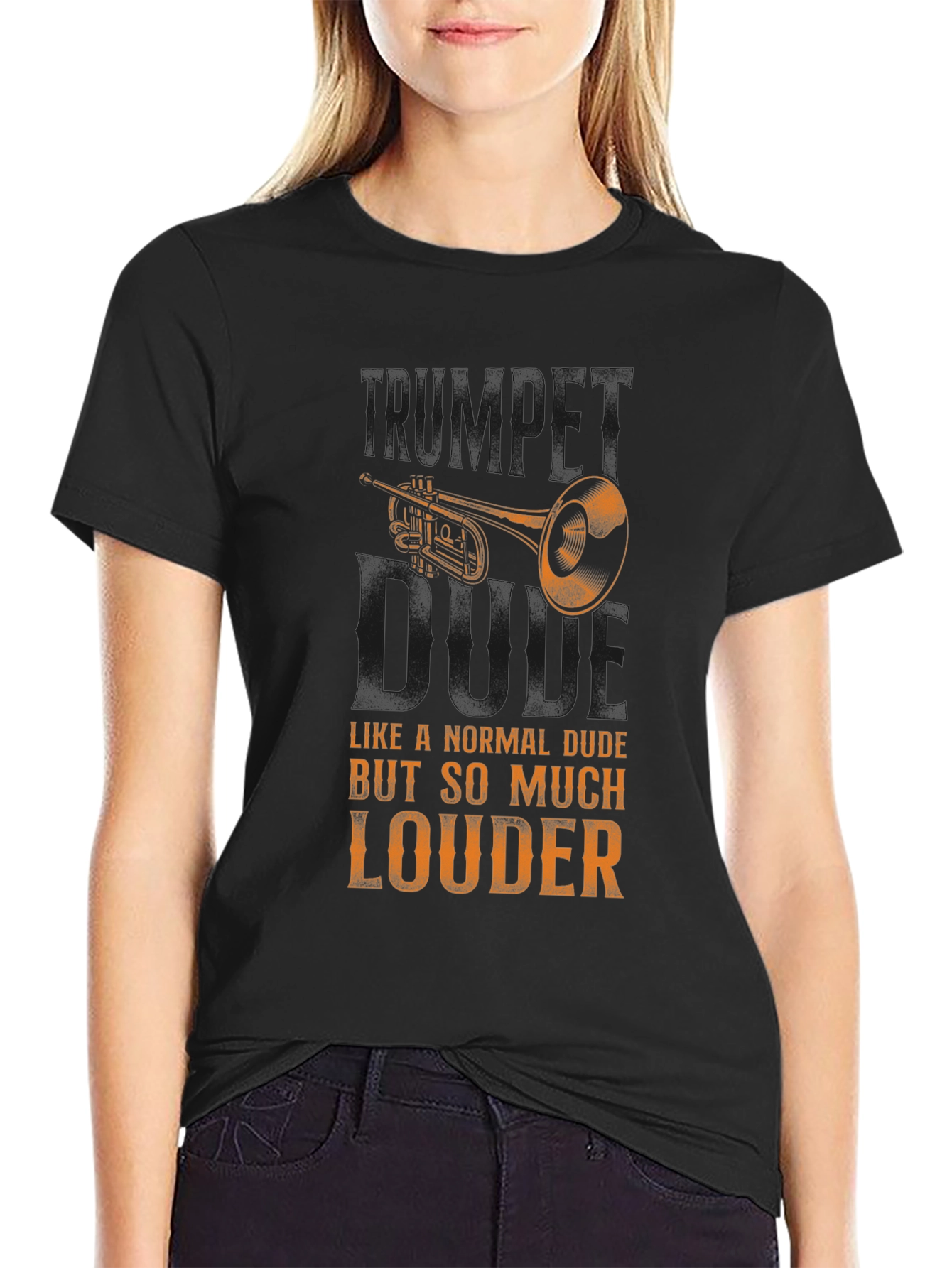 Trumpet Dude T-Shirt - Louder Musician Tee