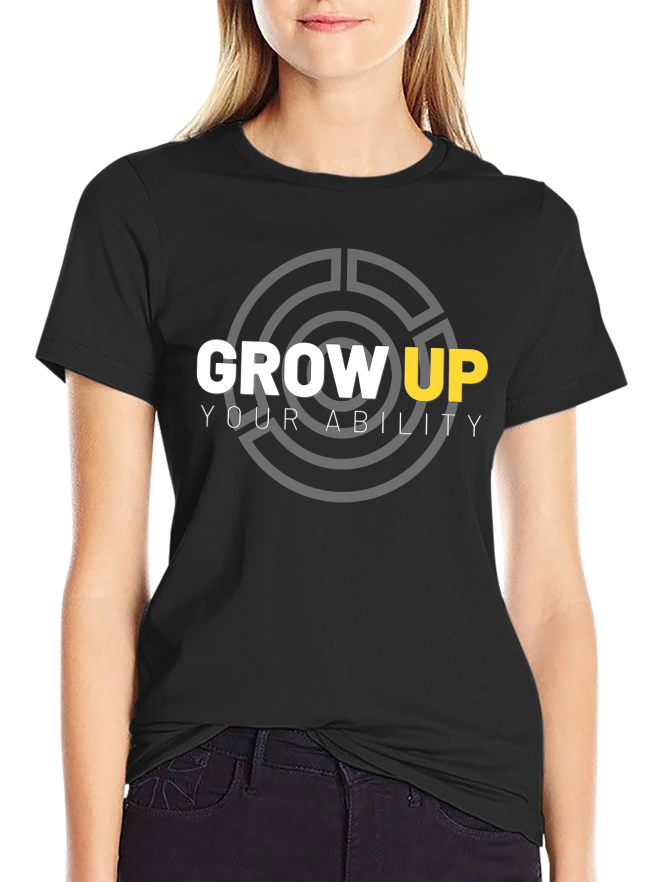 Grow Up T-Shirt: Maze Graphic Tee