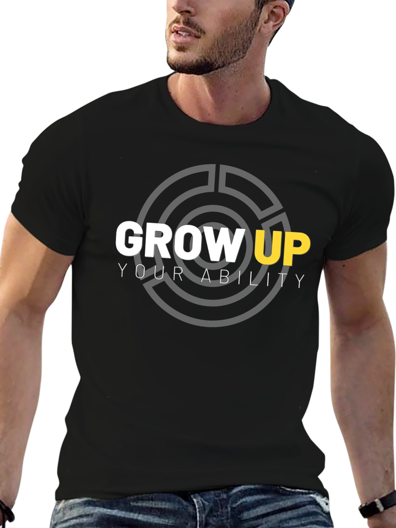 Grow Up T-Shirt: Maze Graphic Tee