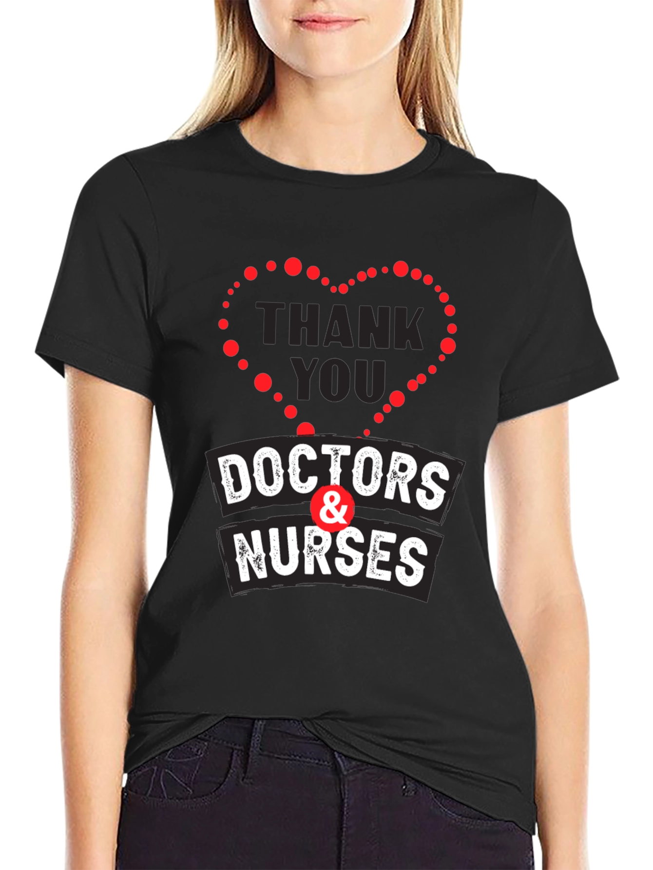 Thank You Doctors & Nurses Graphic T-Shirt