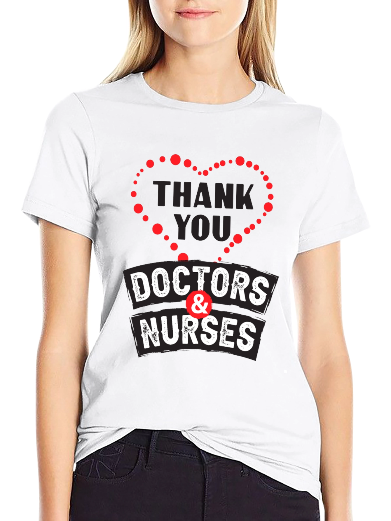 Thank You Doctors & Nurses Graphic T-Shirt