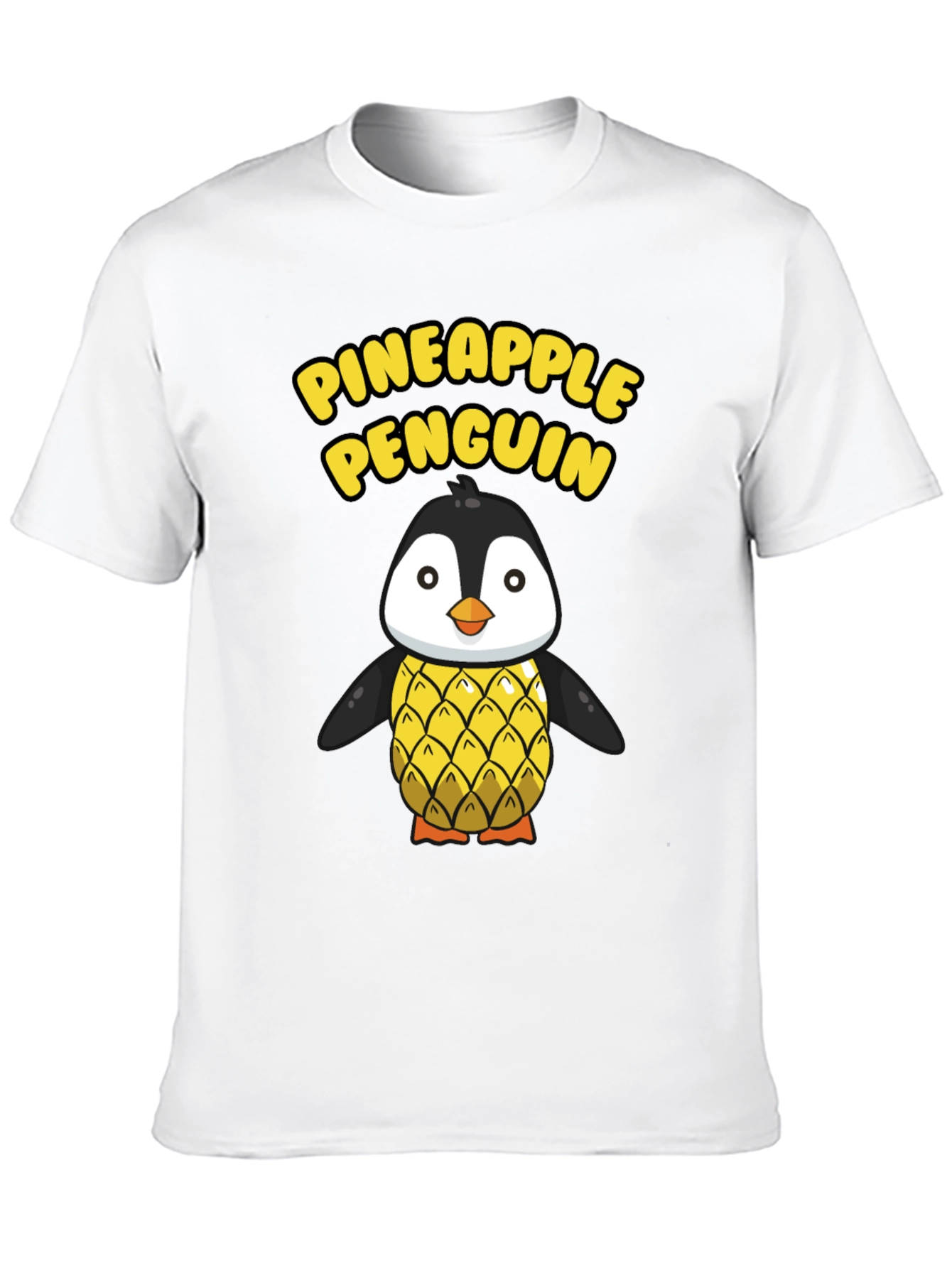 Pineapple Penguin Graphic T-Shirt