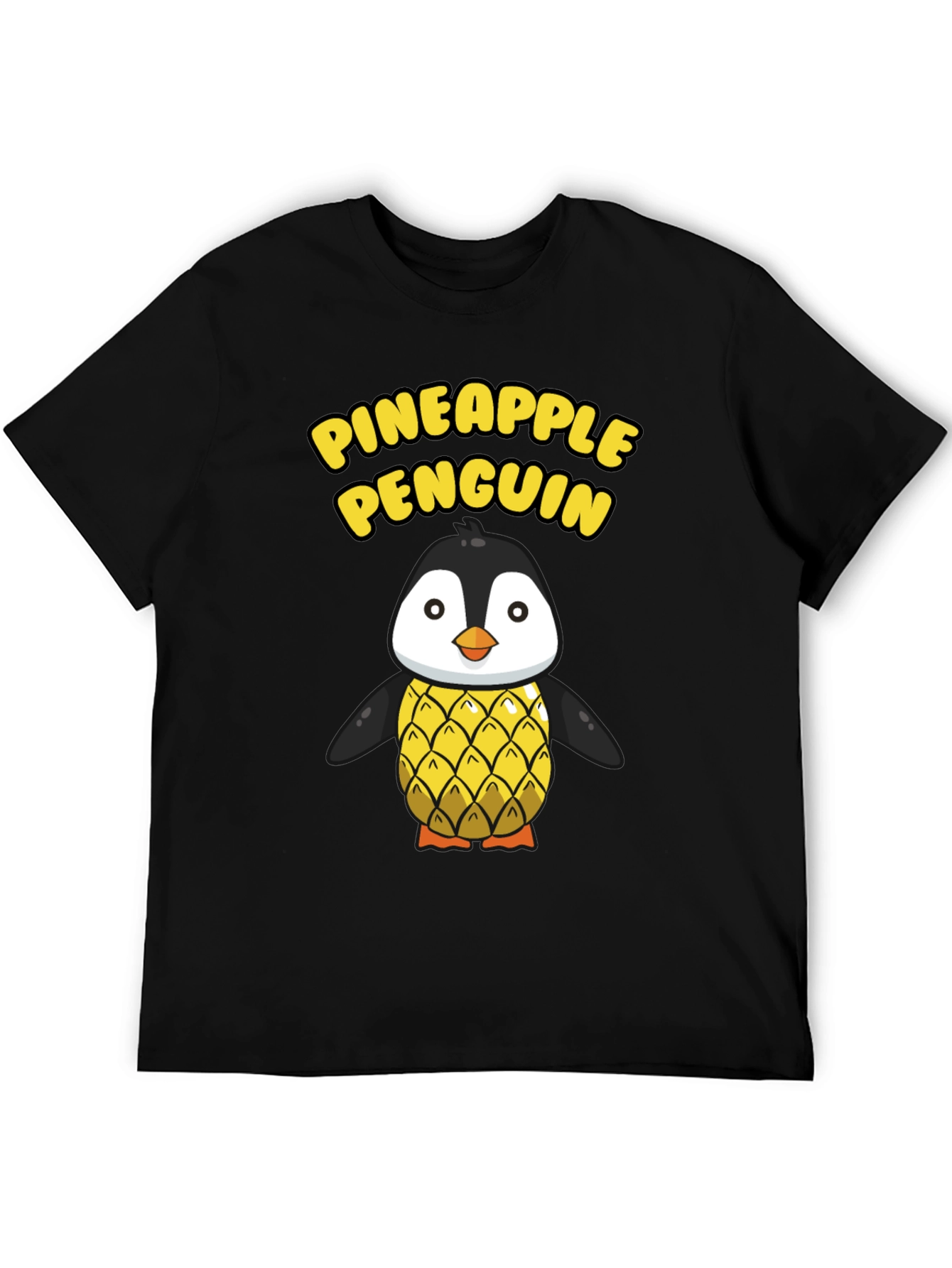 Pineapple Penguin Graphic T-Shirt