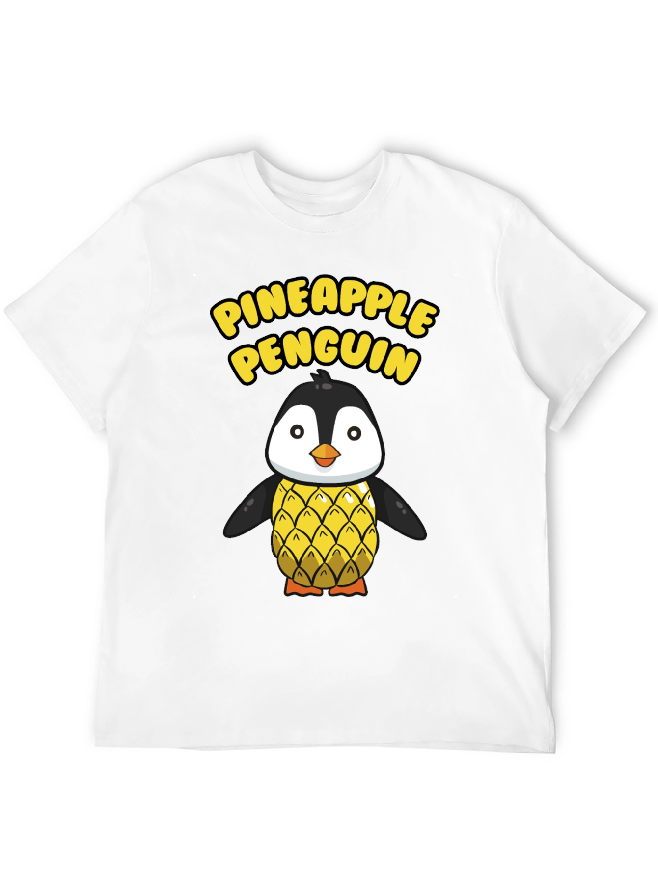 Pineapple Penguin Graphic T-Shirt