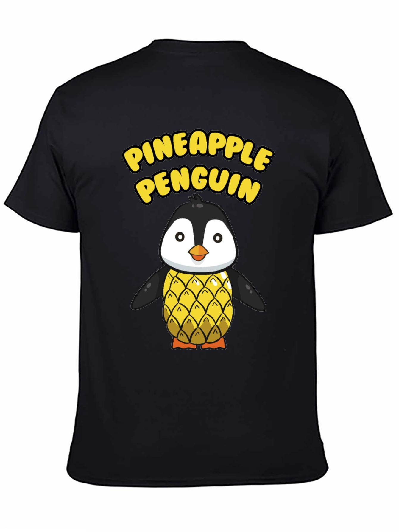 Pineapple Penguin Graphic T-Shirt
