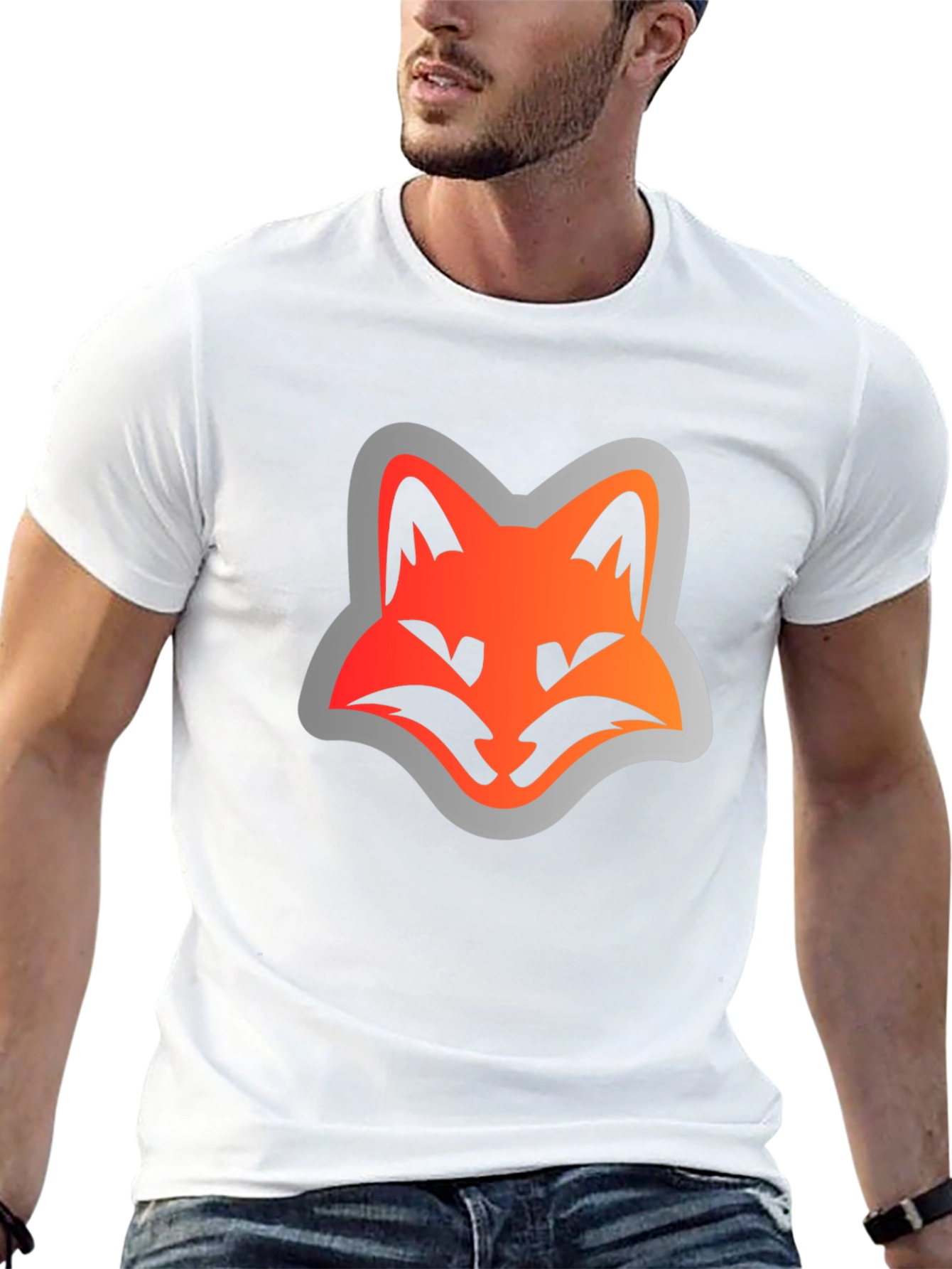 Fox Face Graphic Tee - Modern Streetwear