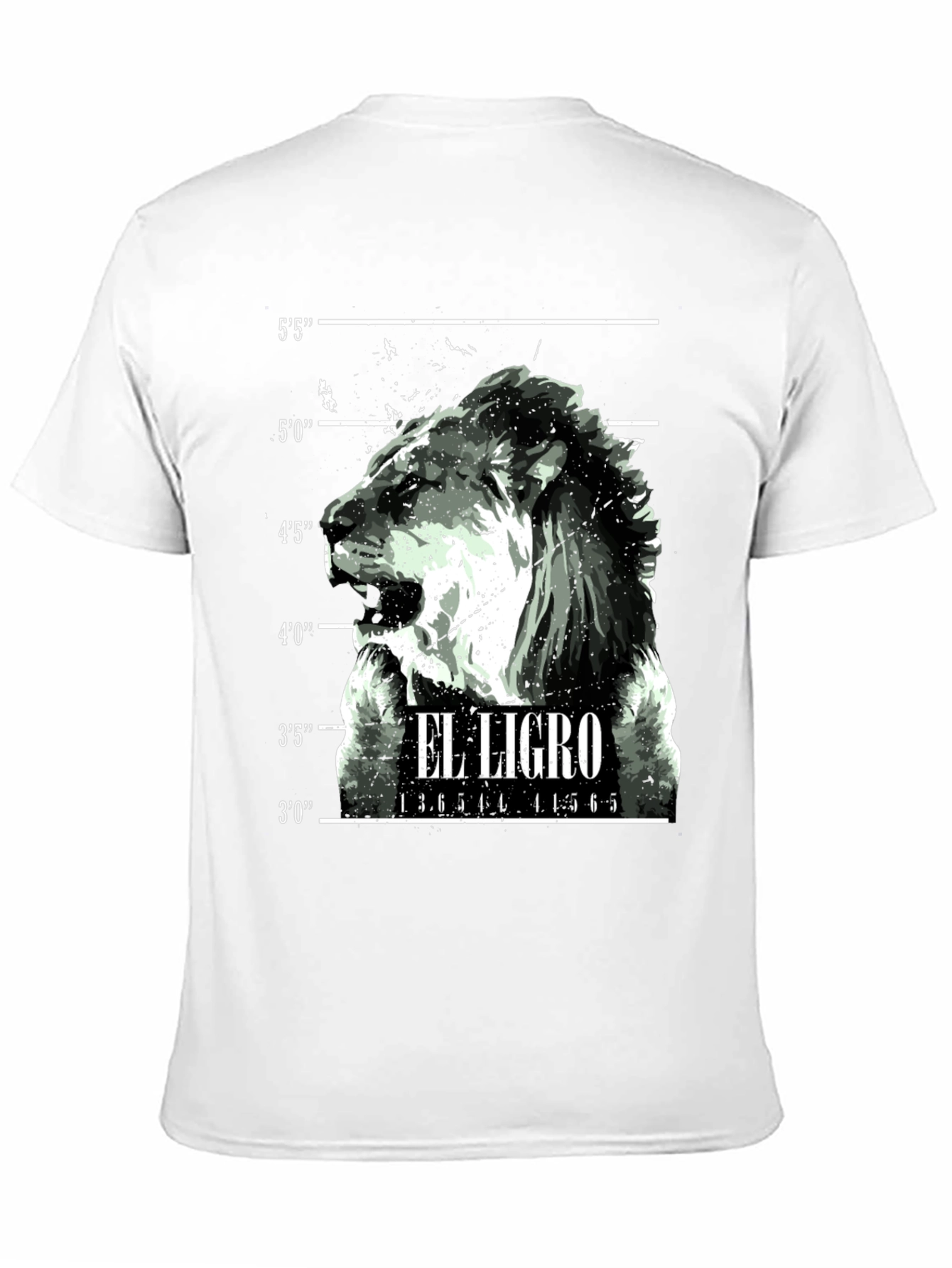 El Ligro Lion Mugshot Graphic Tee - Black