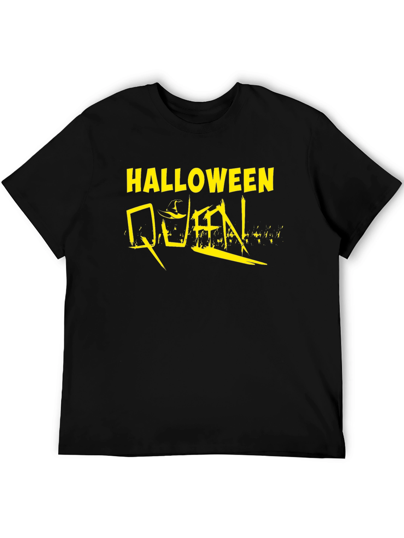Halloween Queen Graphic T-Shirt - Black