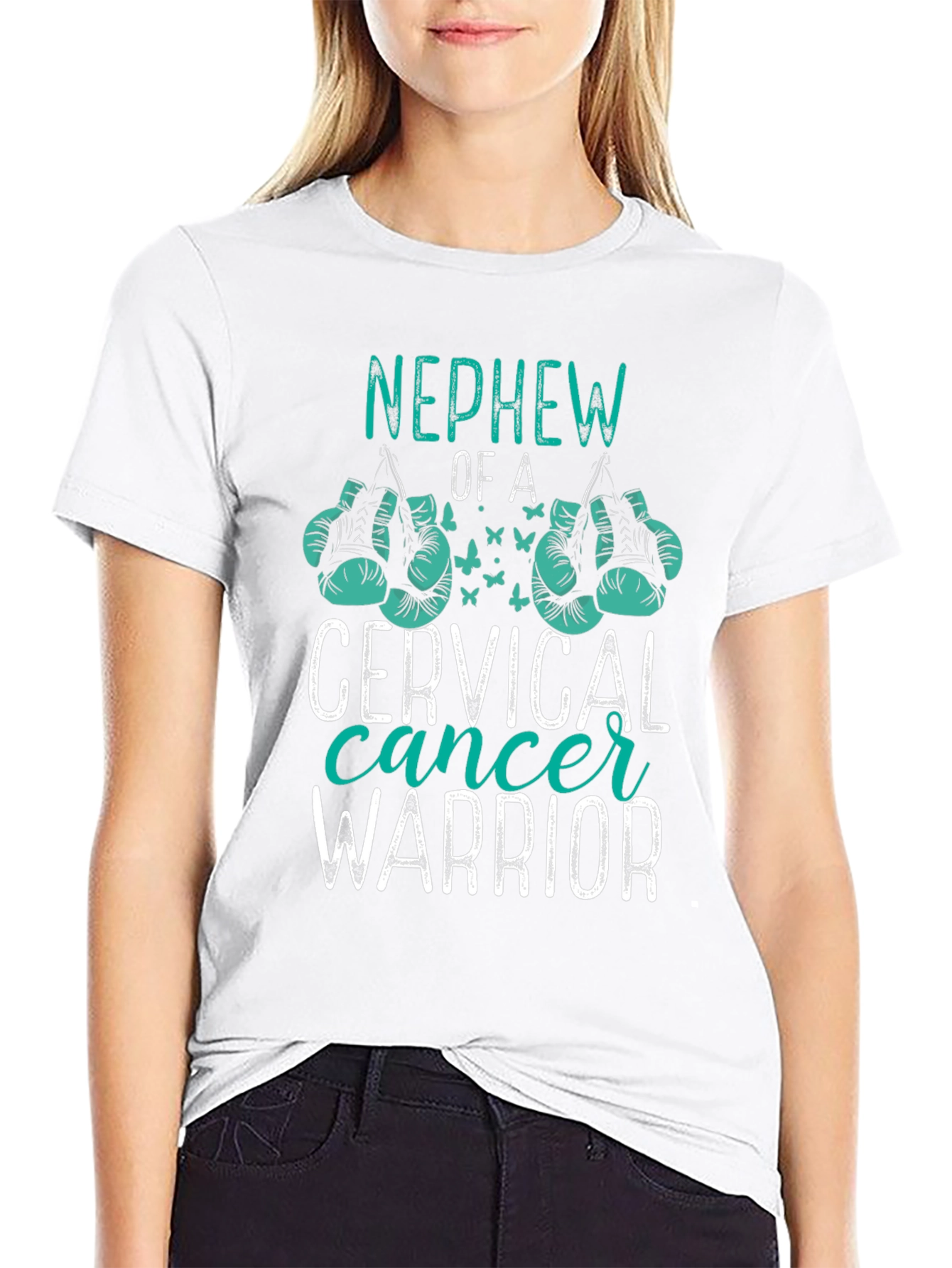 Nephew Of A Cervical Cancer Warrior T-Shirt