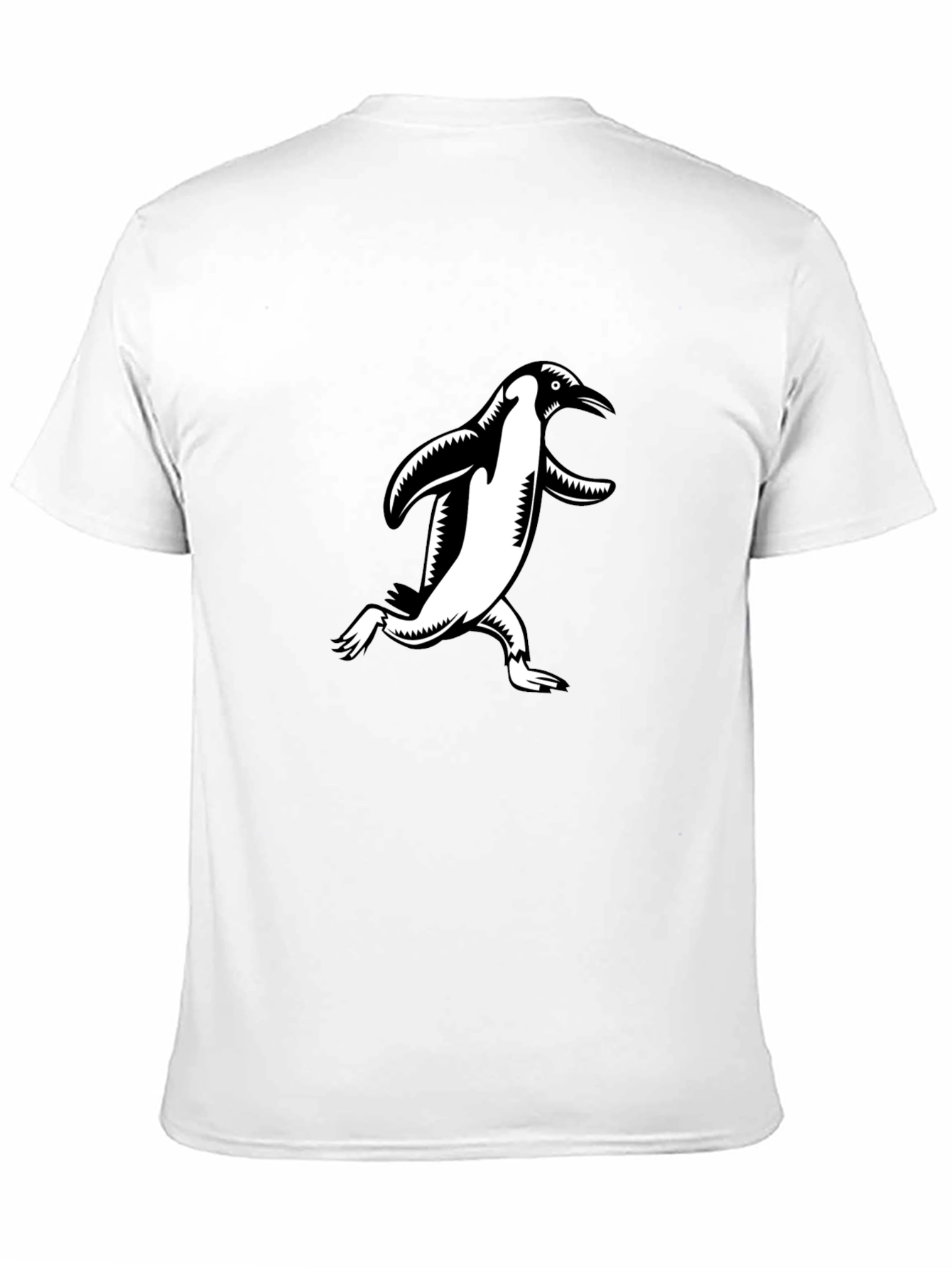 Penguin Graphic Tee - Black Cotton