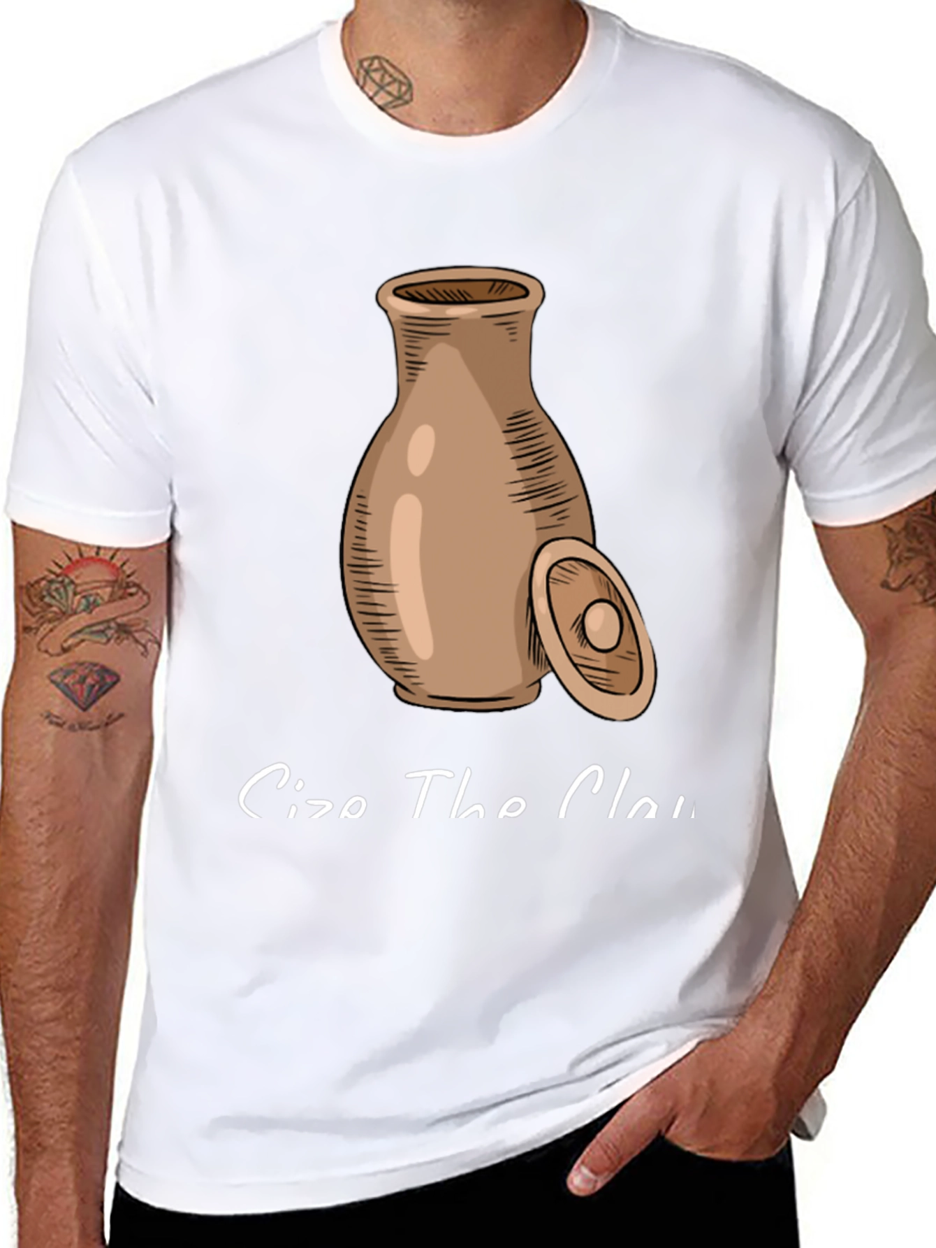 Cizo The Clay T-Shirt - Unique Pottery Design
