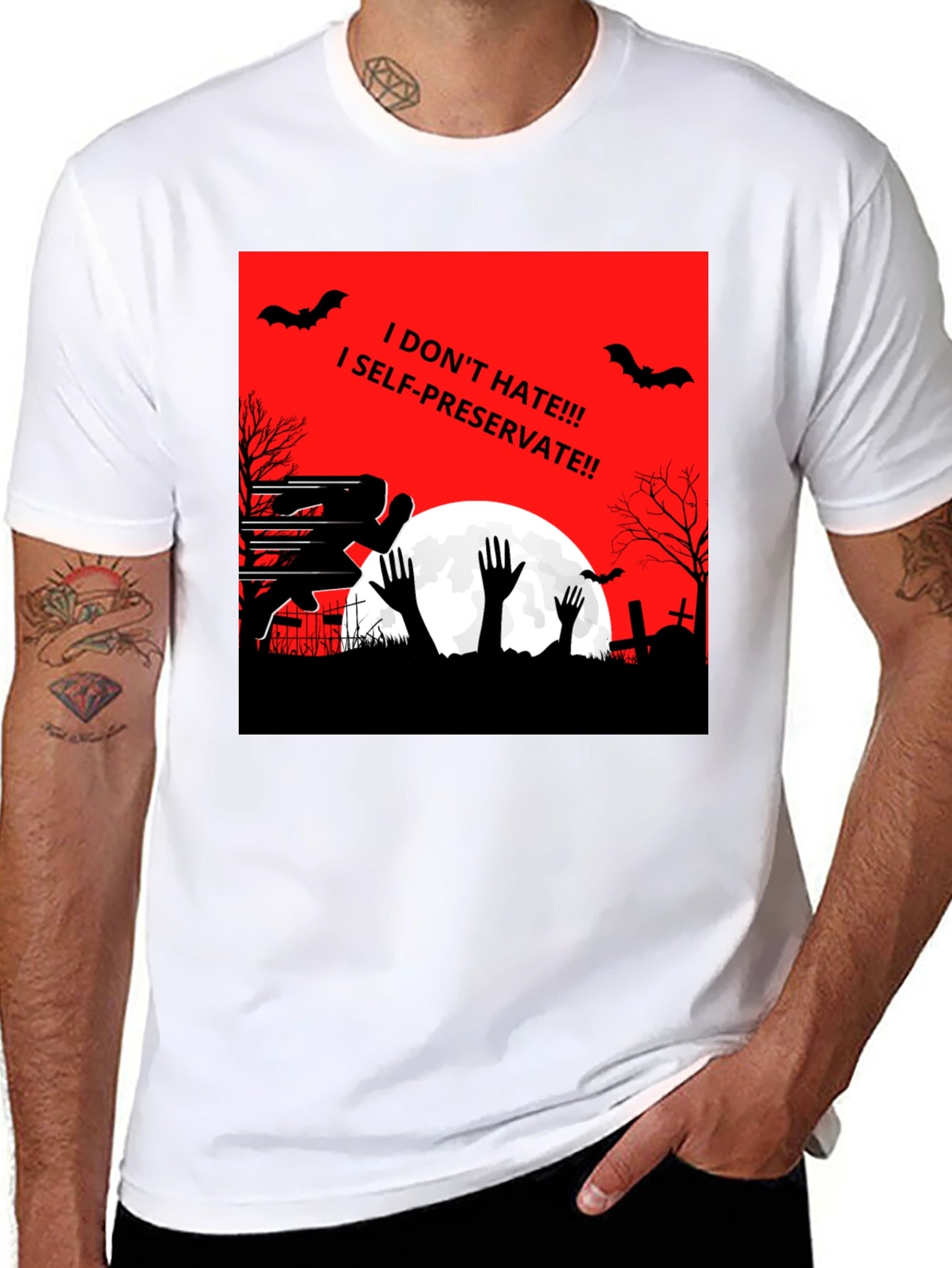 Self-Preservation Halloween T-Shirt
