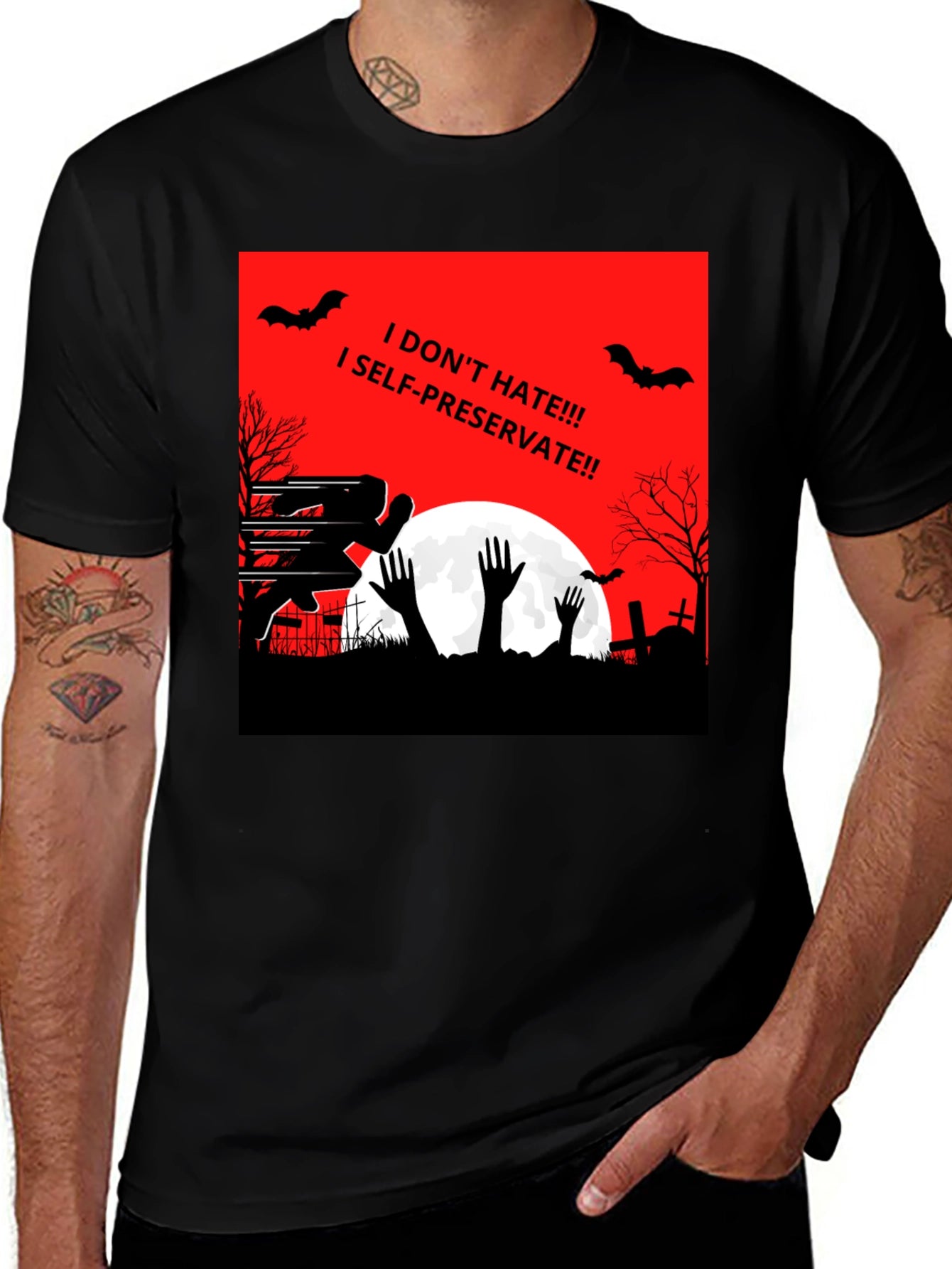 Self-Preservation Halloween T-Shirt