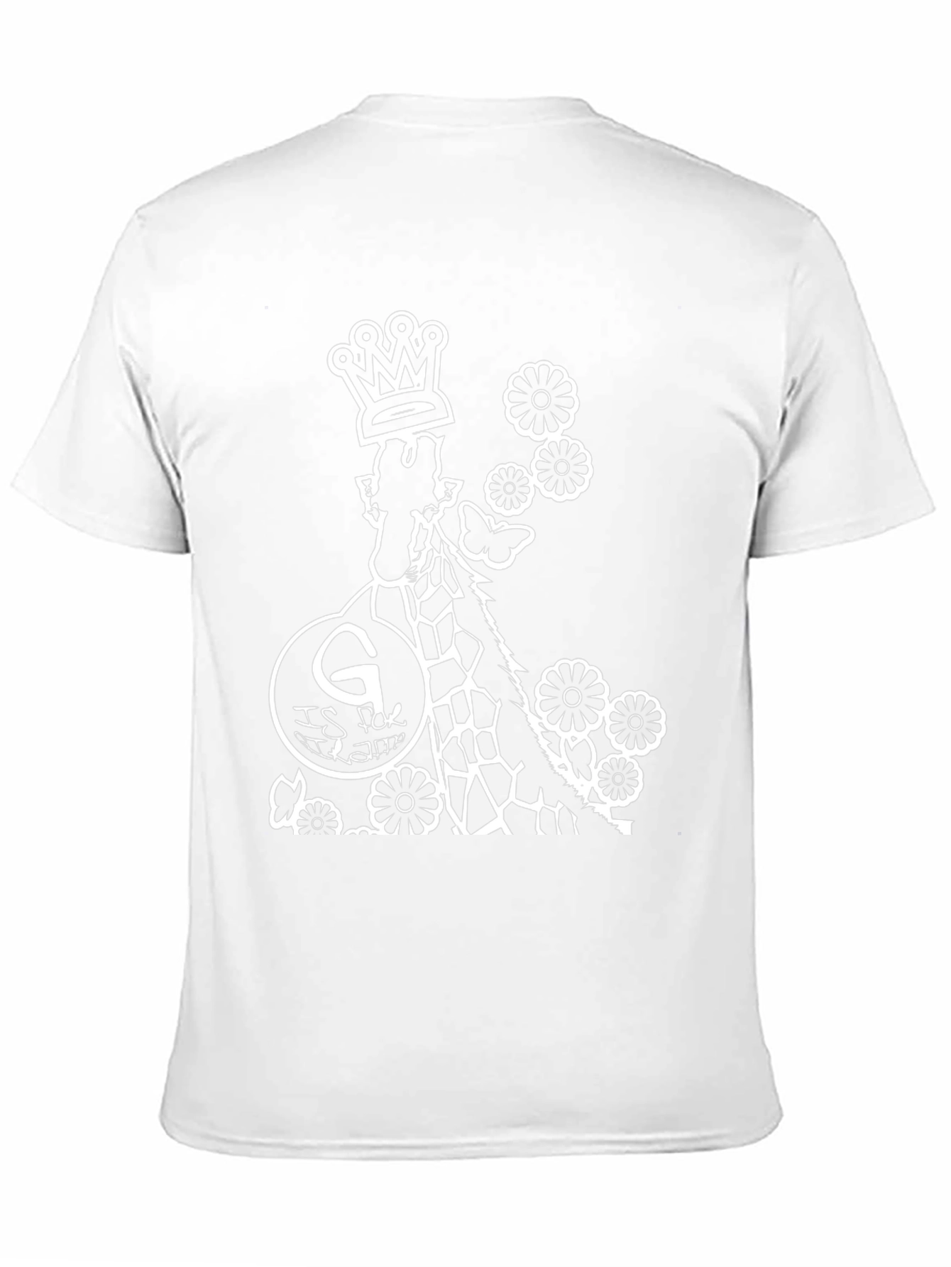 Giraffe G Initial Crowned T-Shirt