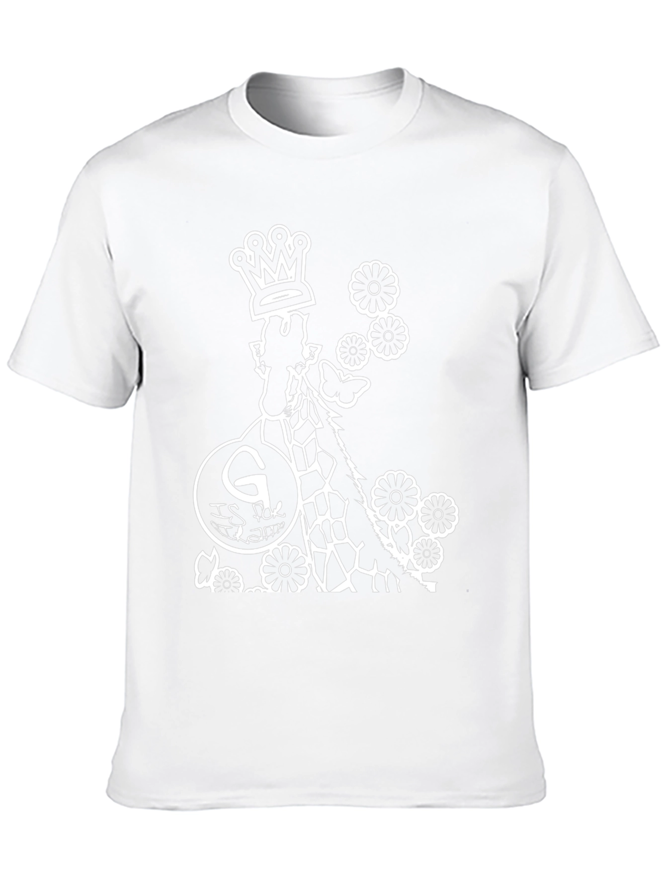 Giraffe G Initial Crowned T-Shirt