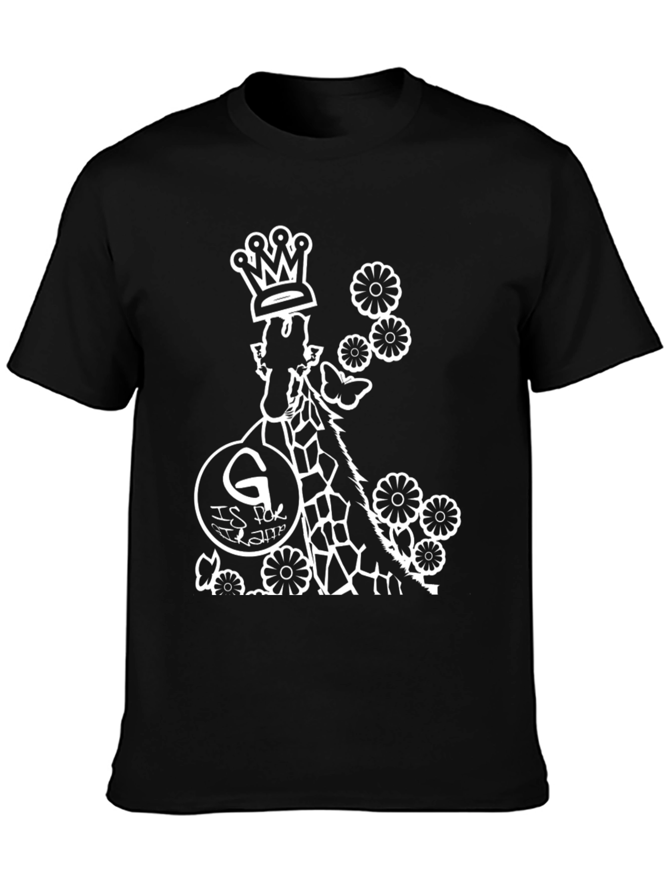 Giraffe G Initial Crowned T-Shirt