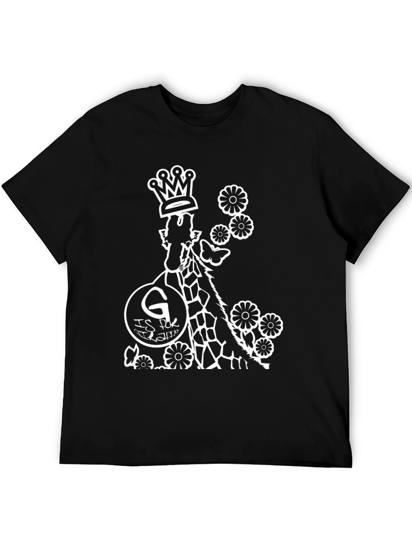 Giraffe G Initial Crowned T-Shirt