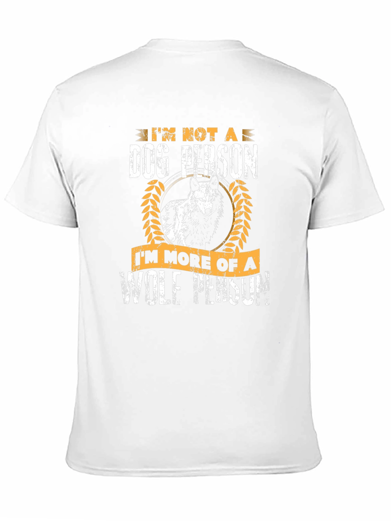 Wolf Person Tee - Black Graphic T-Shirt
