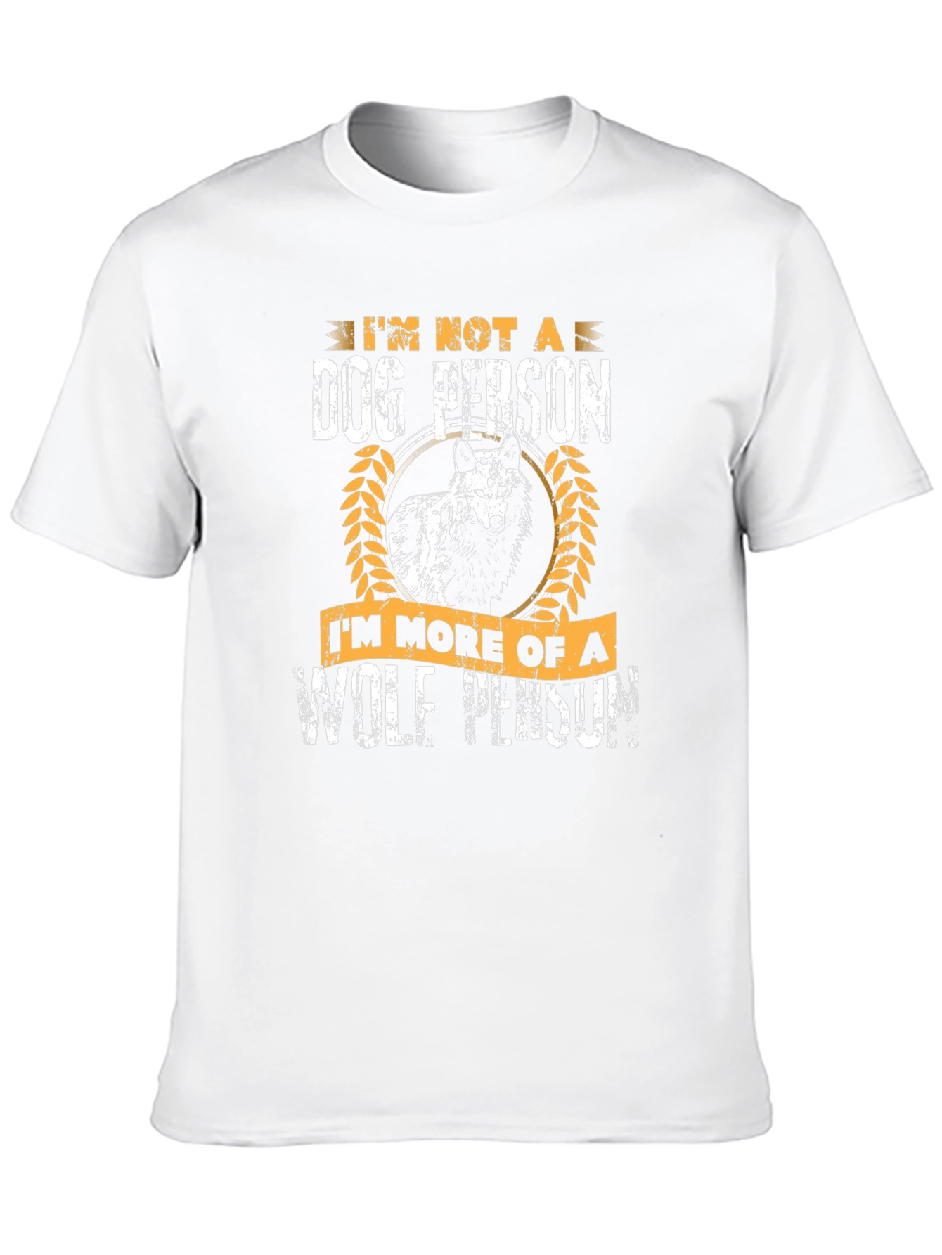 Wolf Person Tee - Black Graphic T-Shirt