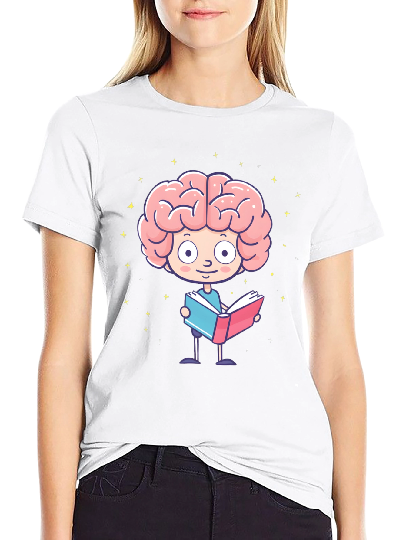 Brainy Bookworm Graphic Tee
