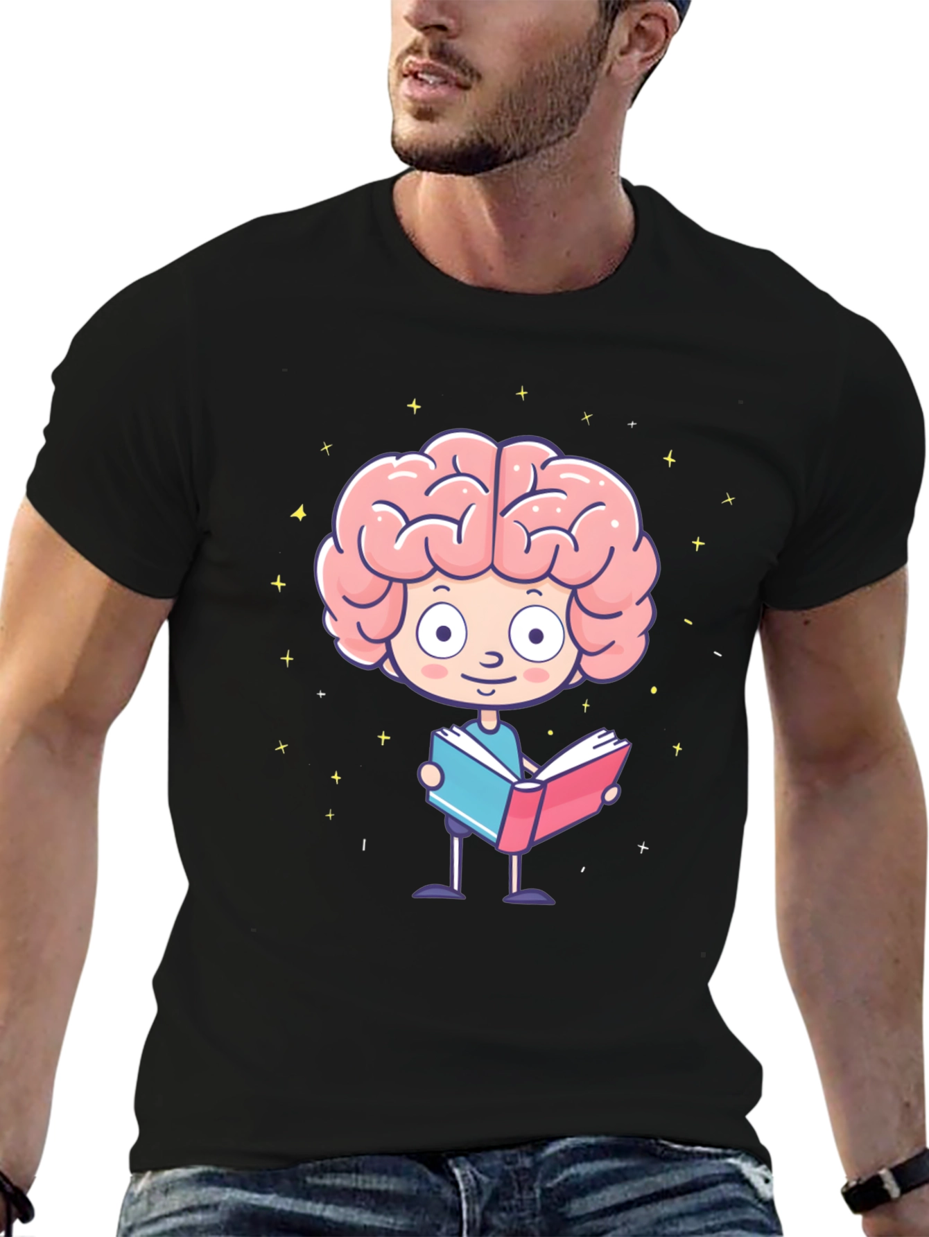 Brainy Bookworm Graphic Tee