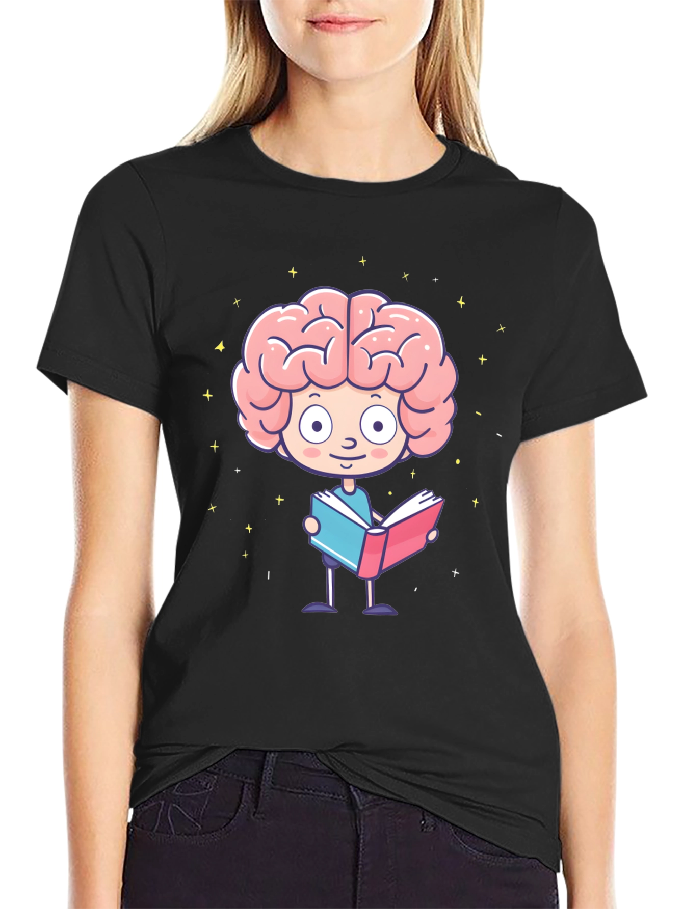 Brainy Bookworm Graphic Tee