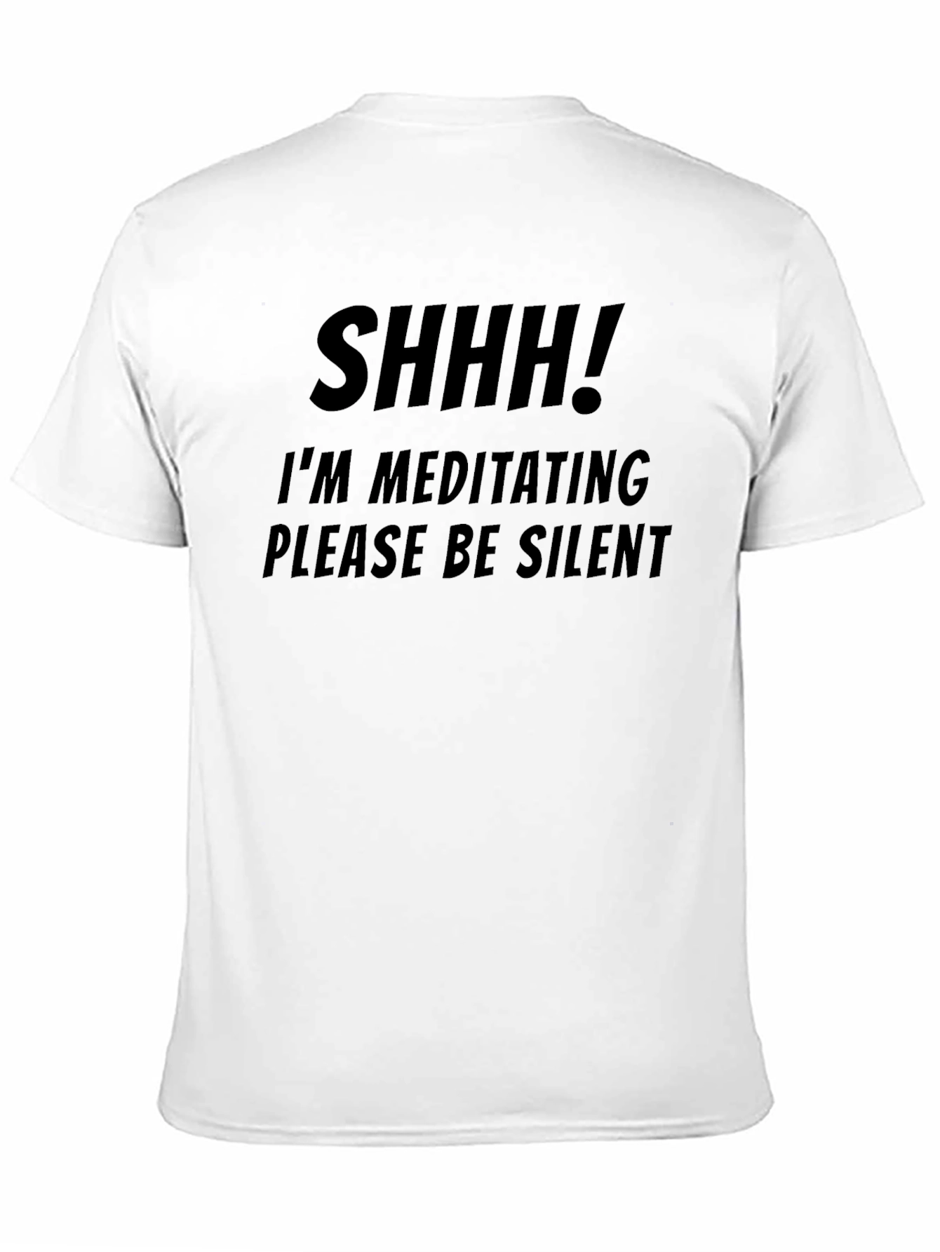 Shhh! Meditating Please Be Silent - Mens T-Shirt