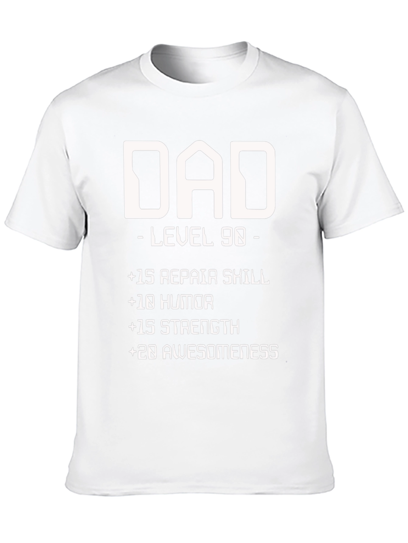 Dad Level 90 Funny Graphic T-Shirt