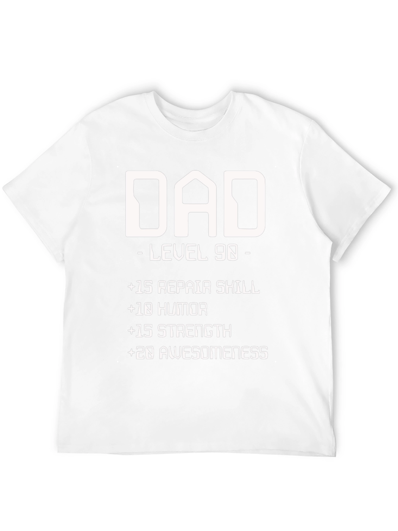 Dad Level 90 Funny Graphic T-Shirt