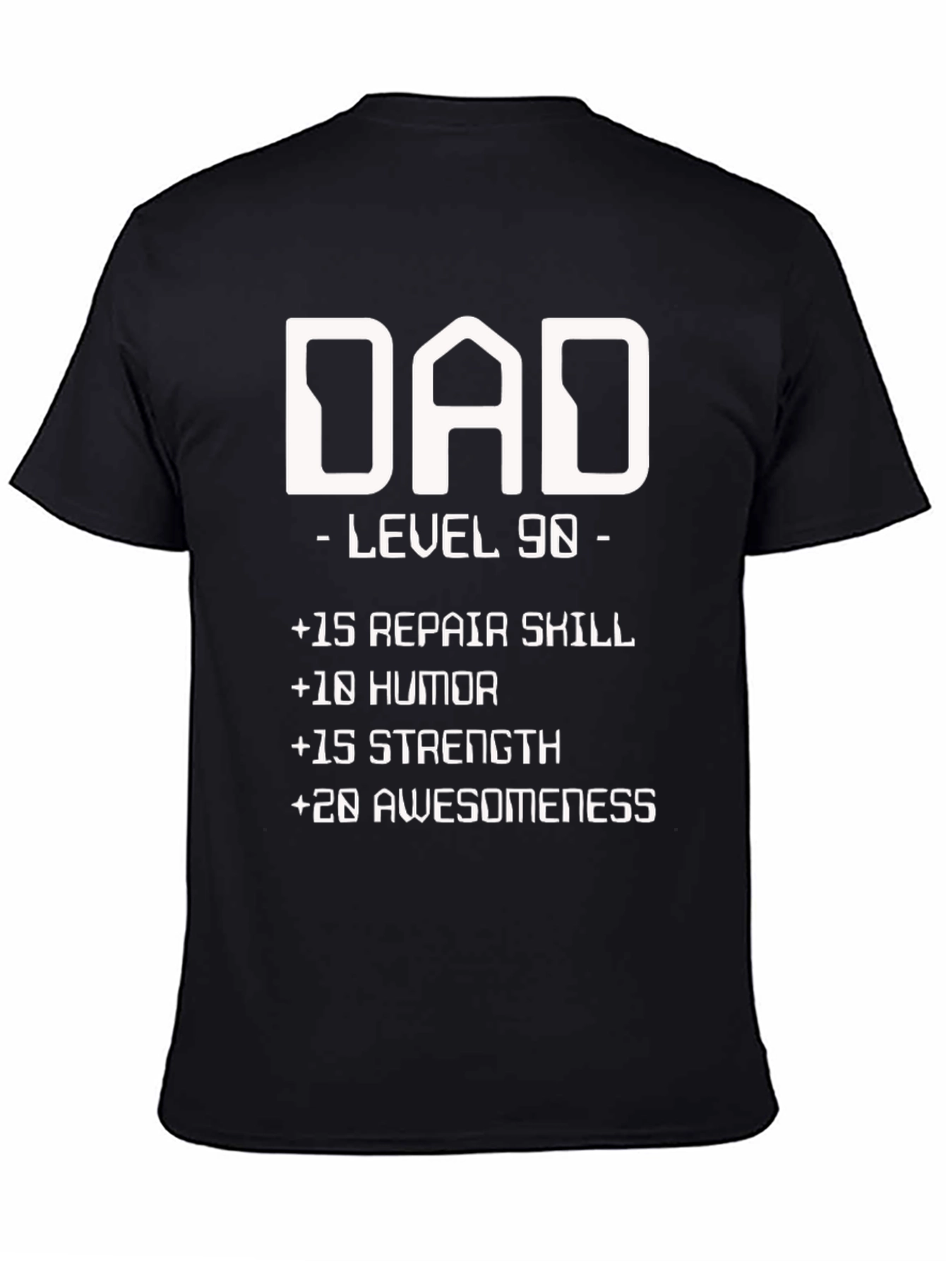 Dad Level 90 Funny Graphic T-Shirt