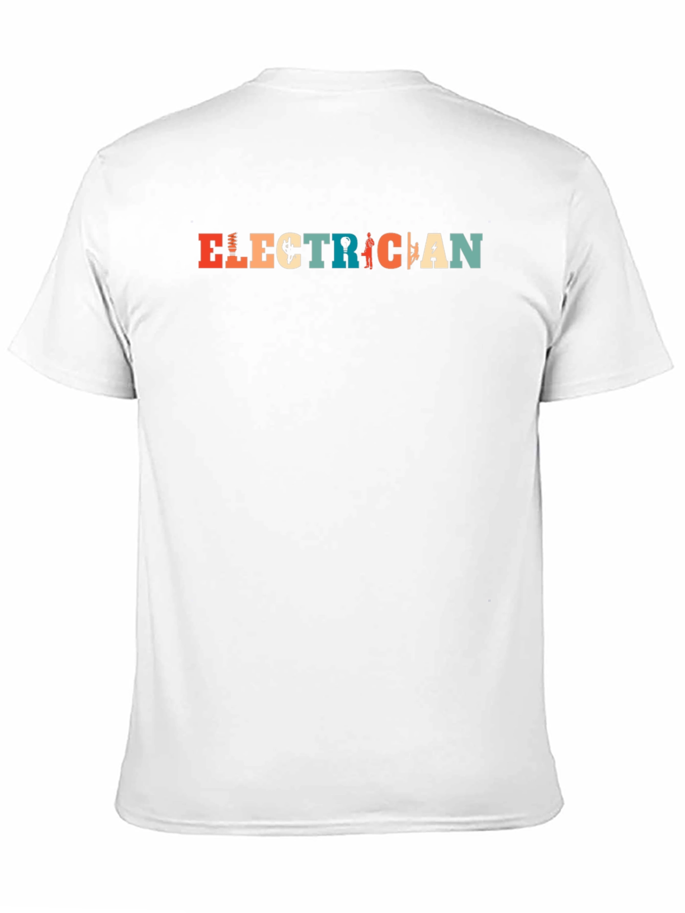 Electrician Retro Graphic Tee - Black
