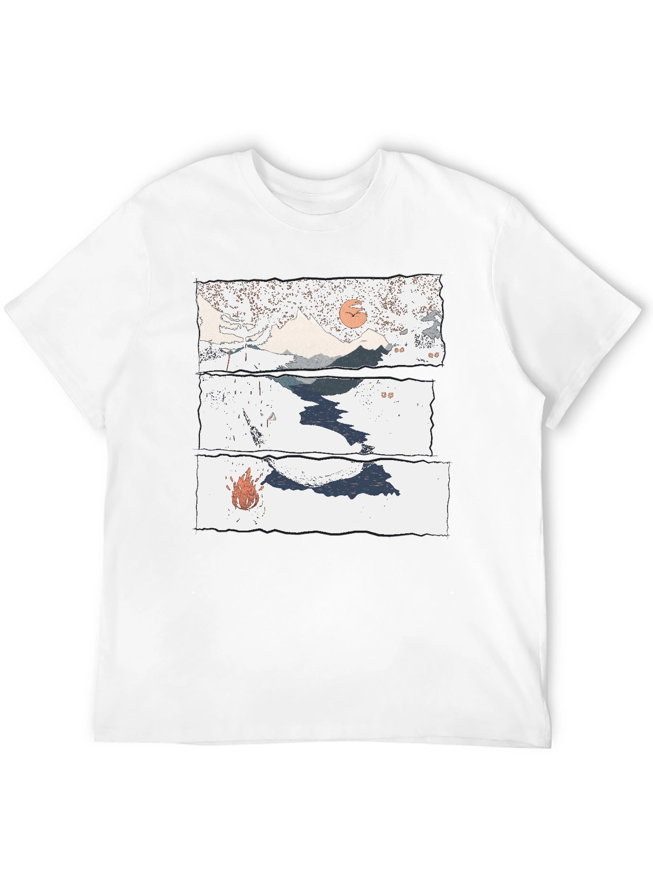Abstract Landscape Graphic Tee