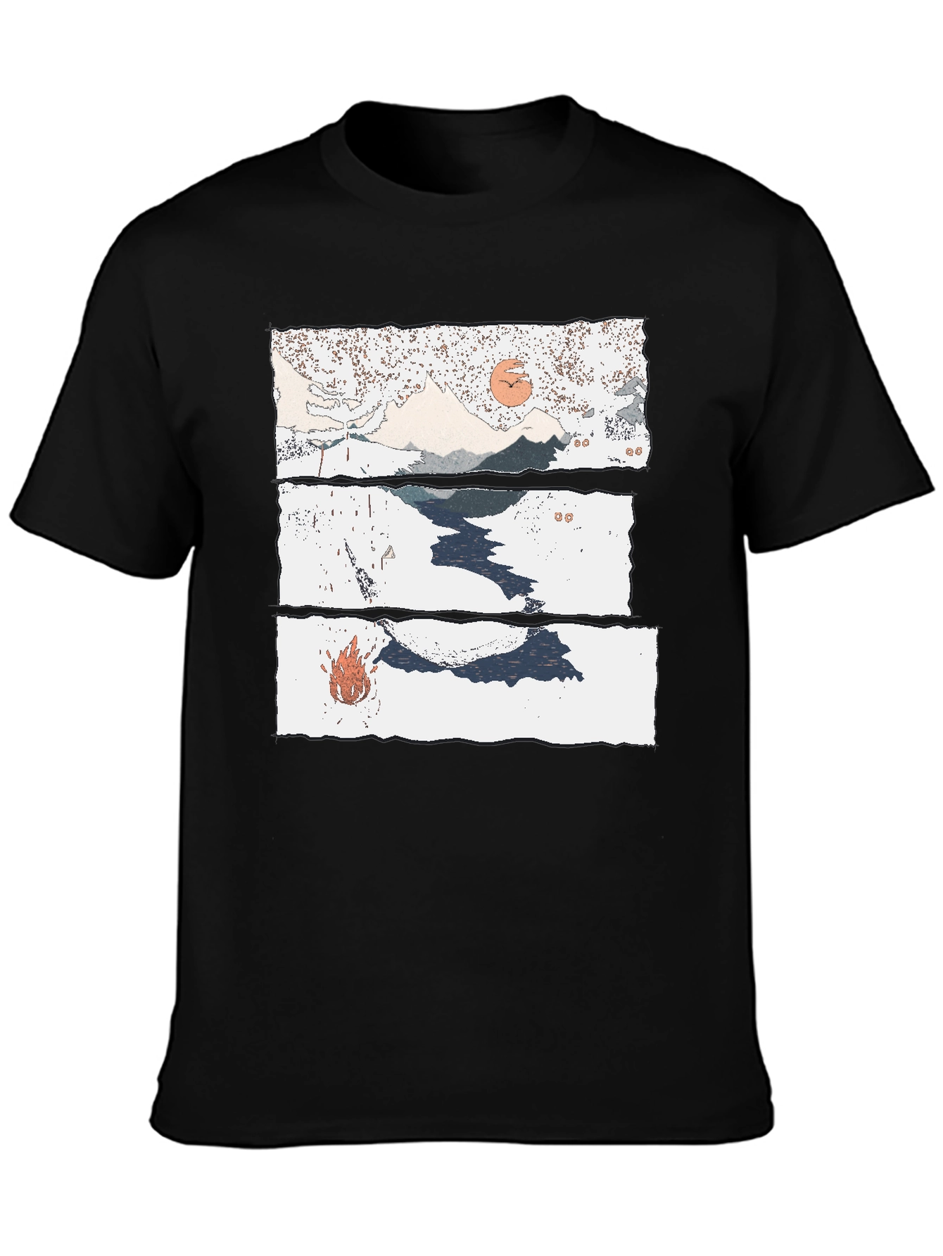 Abstract Landscape Graphic Tee