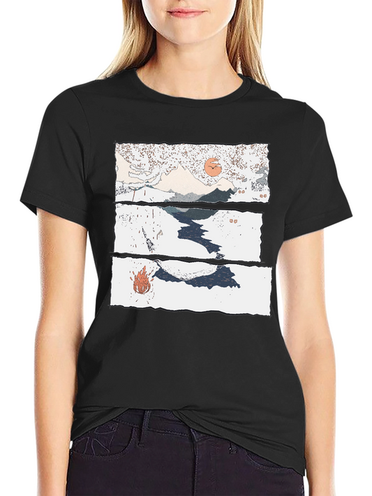 Abstract Landscape Graphic Tee