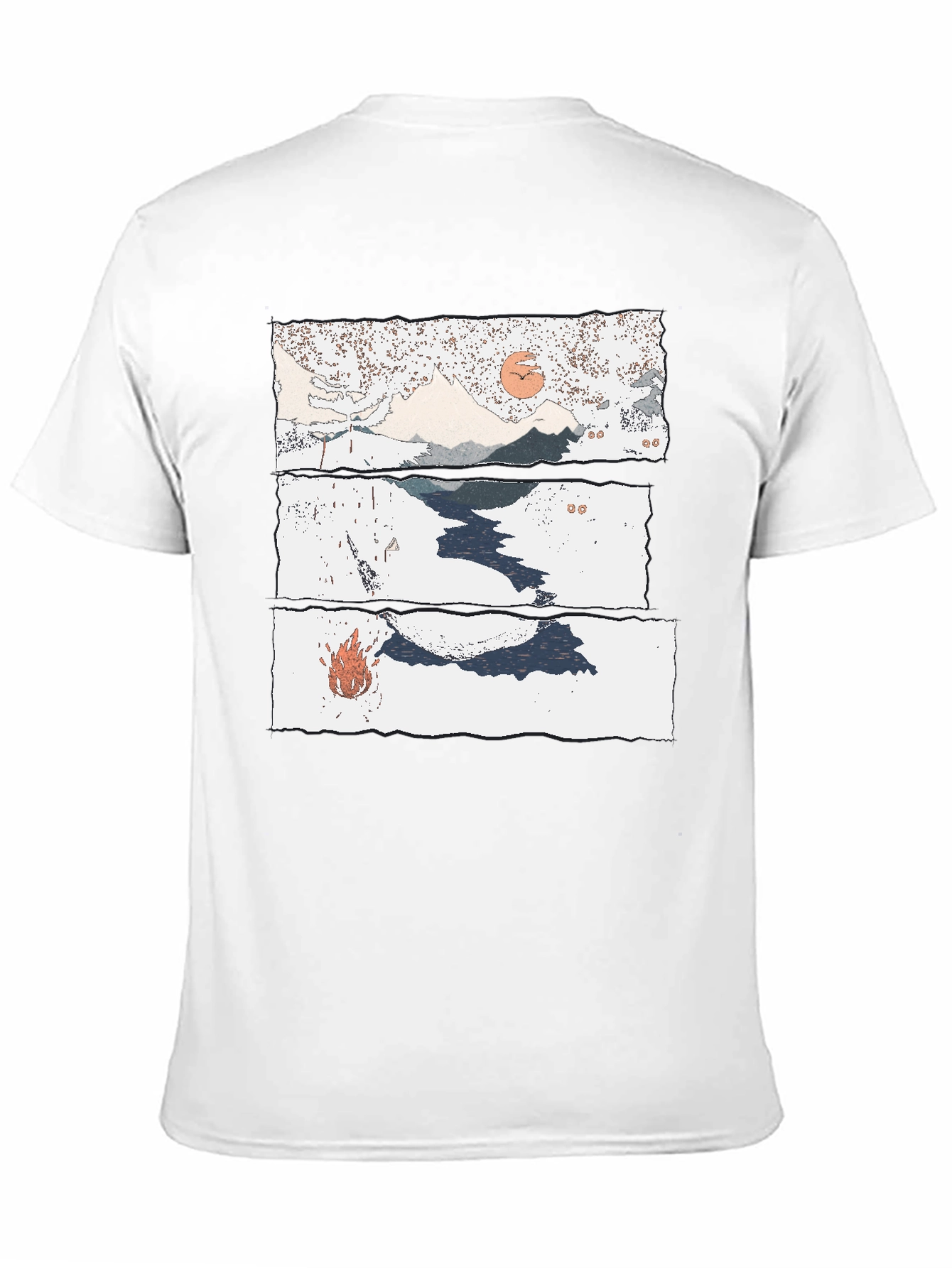 Abstract Landscape Graphic Tee