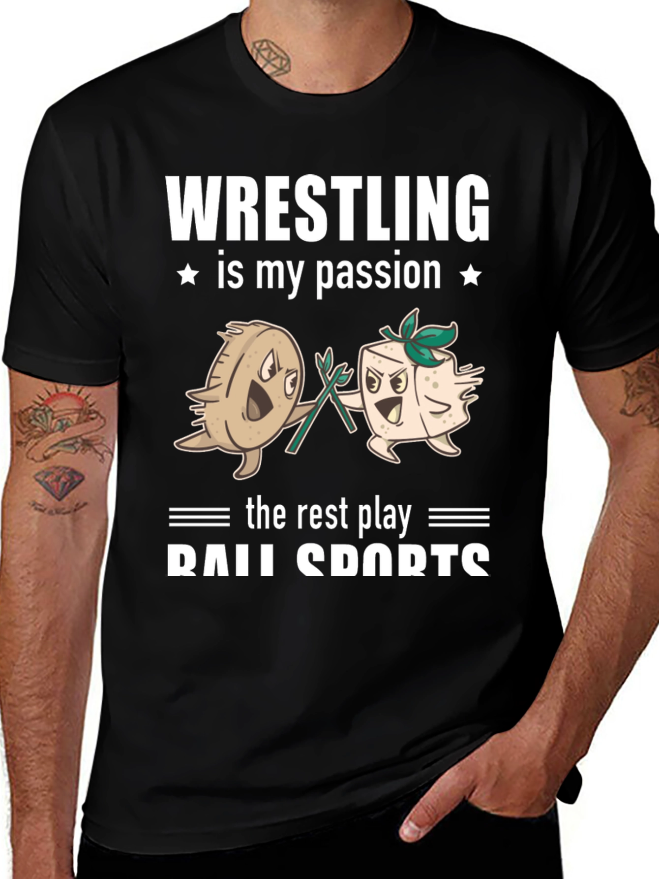 Wrestling is My Passion Funny T-Shirt