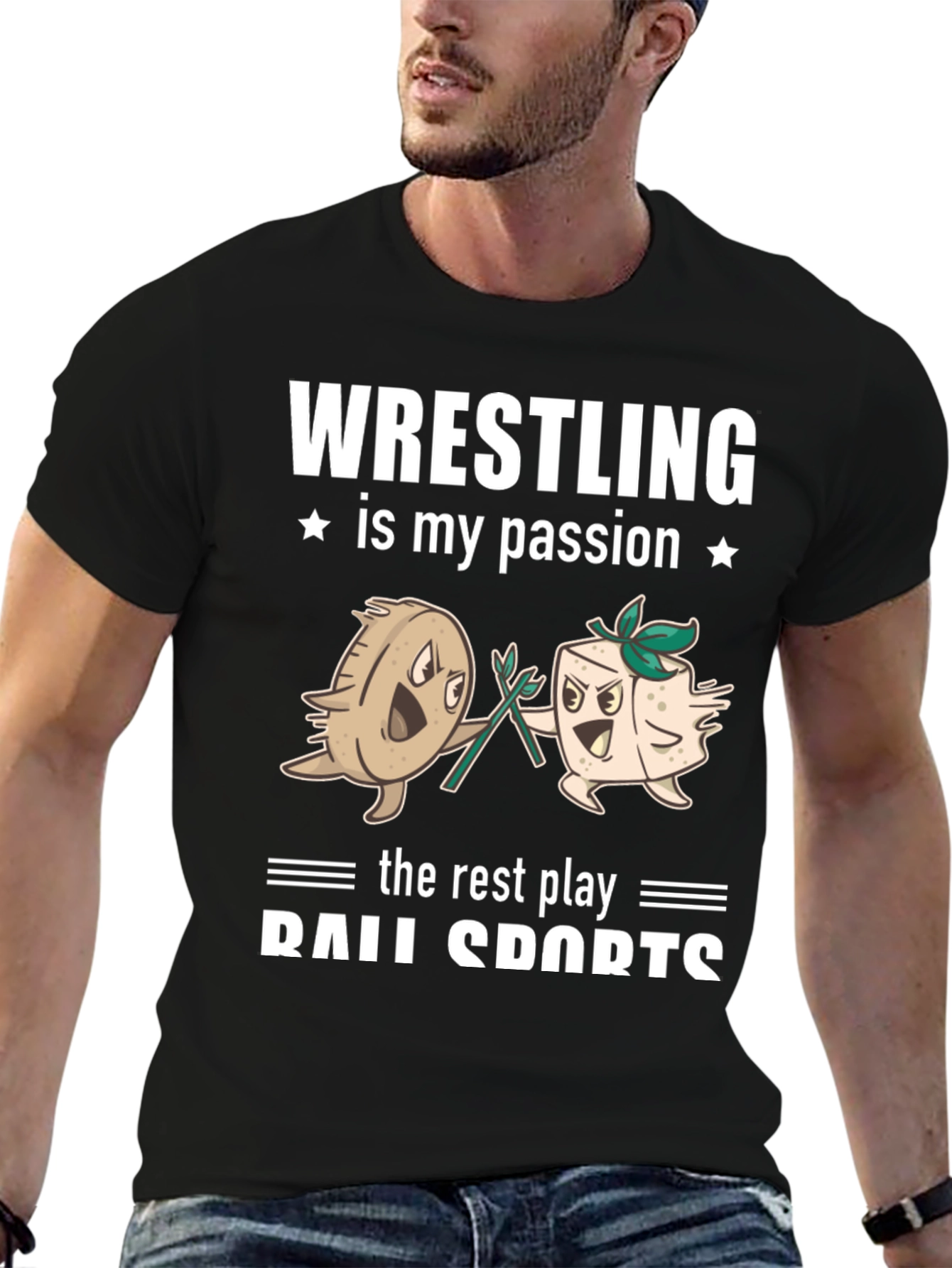 Wrestling is My Passion Funny T-Shirt